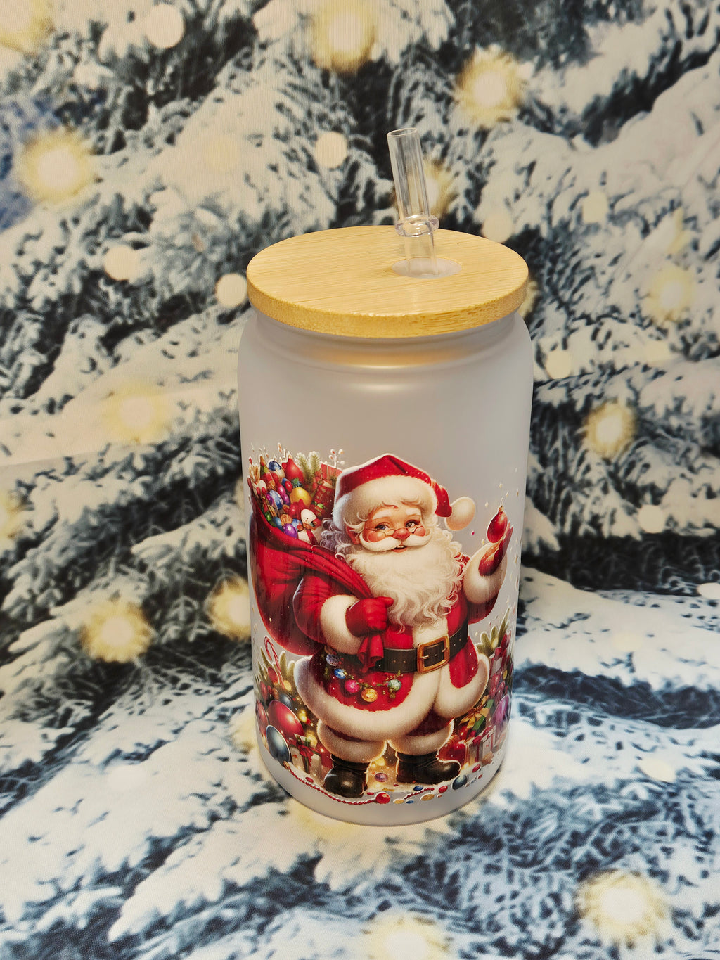 Frosted Trinkbecher Nikolaus SOFORTKAUF