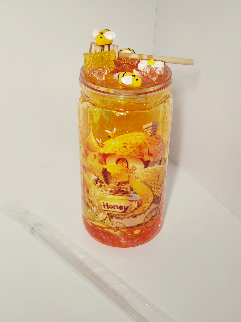 Honigeffekt Trinkbecher selbst erstellen