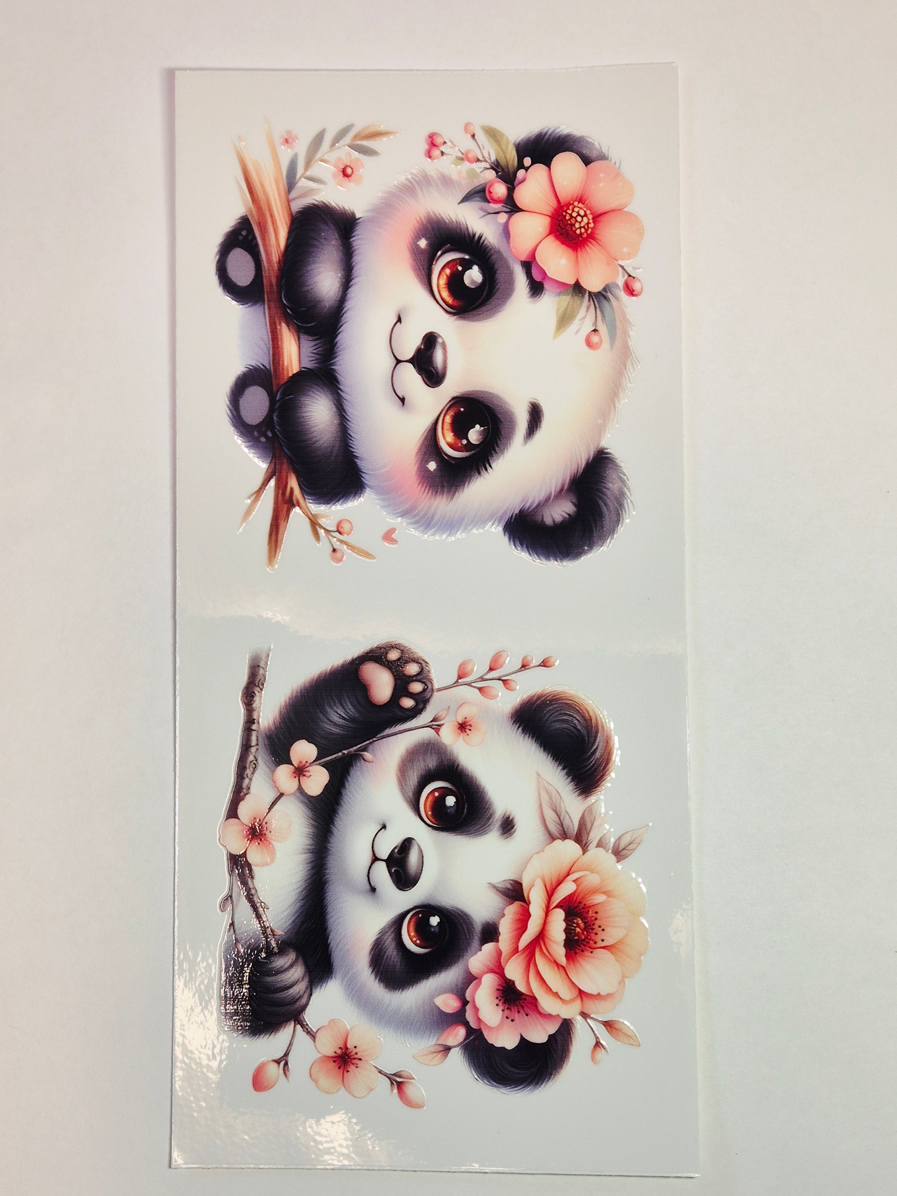 Sticker Tiere Panda 16