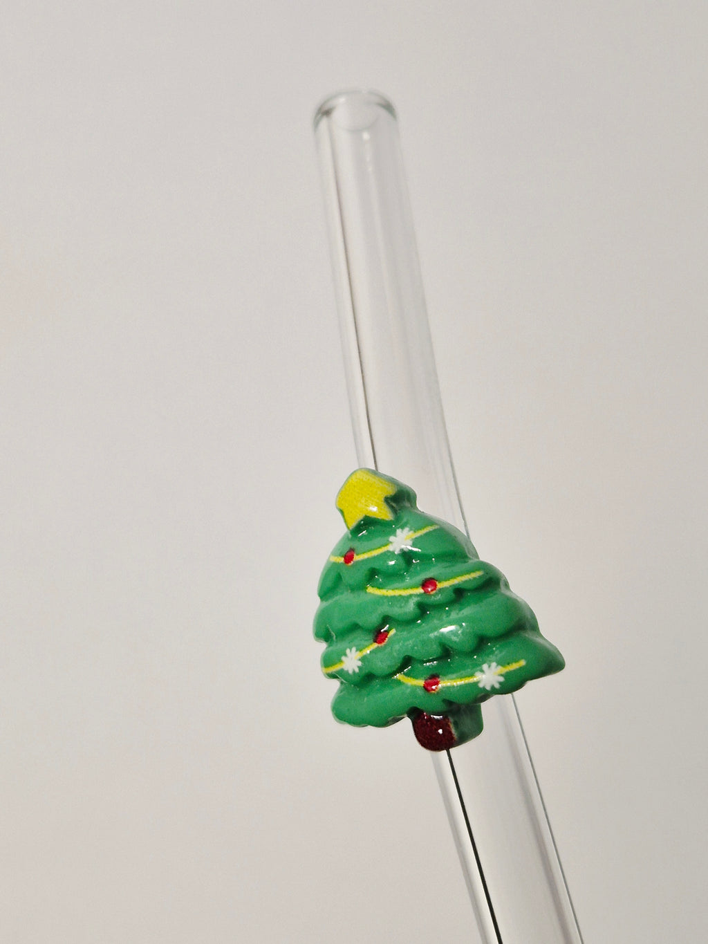 Glasstrohhalm Weihnachten Tannenbaum