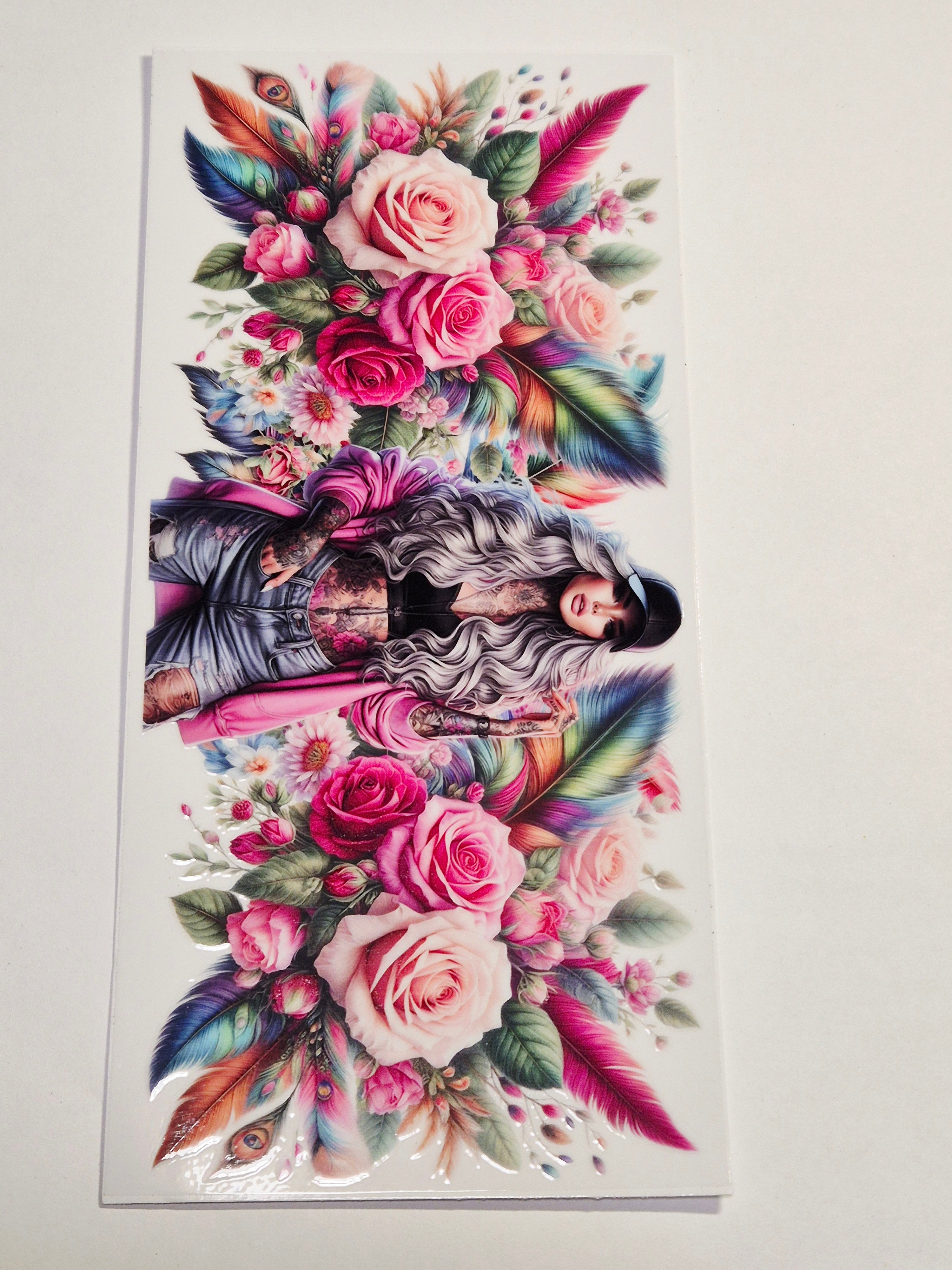 Sticker Frau Mädchen 76