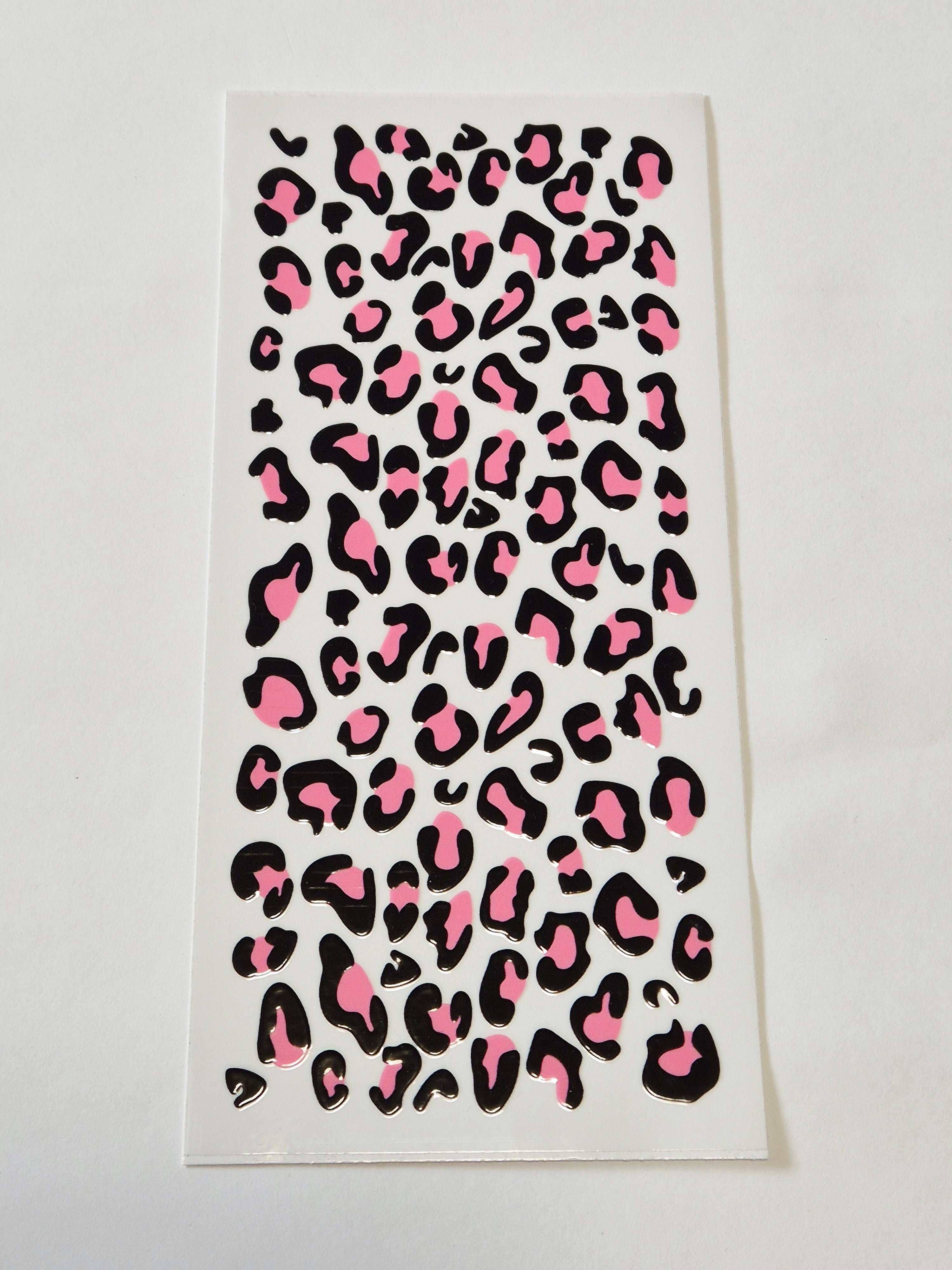 Sticker Leomuster Pink 96