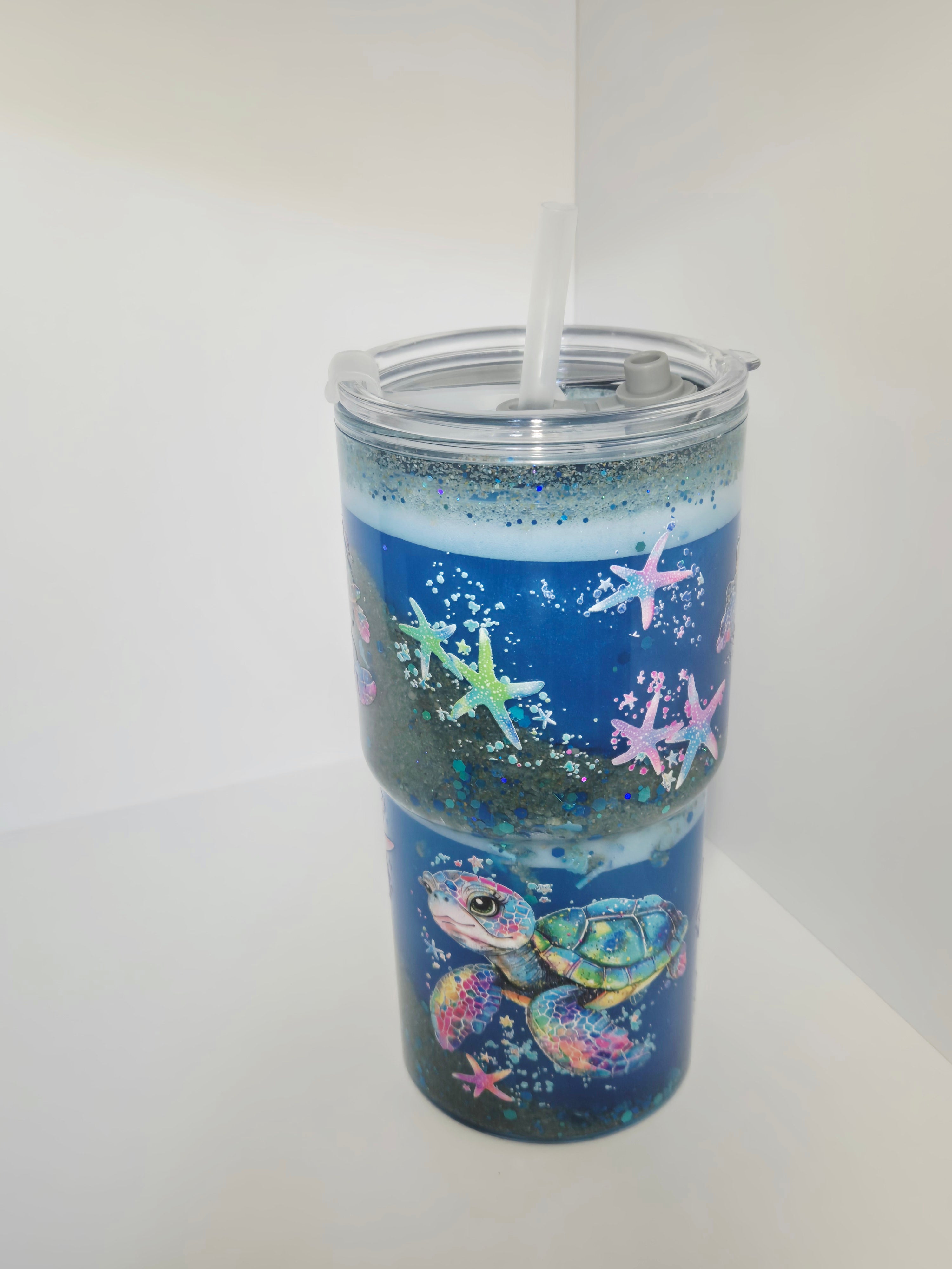 Meeres Trinkbecher Schildkröten