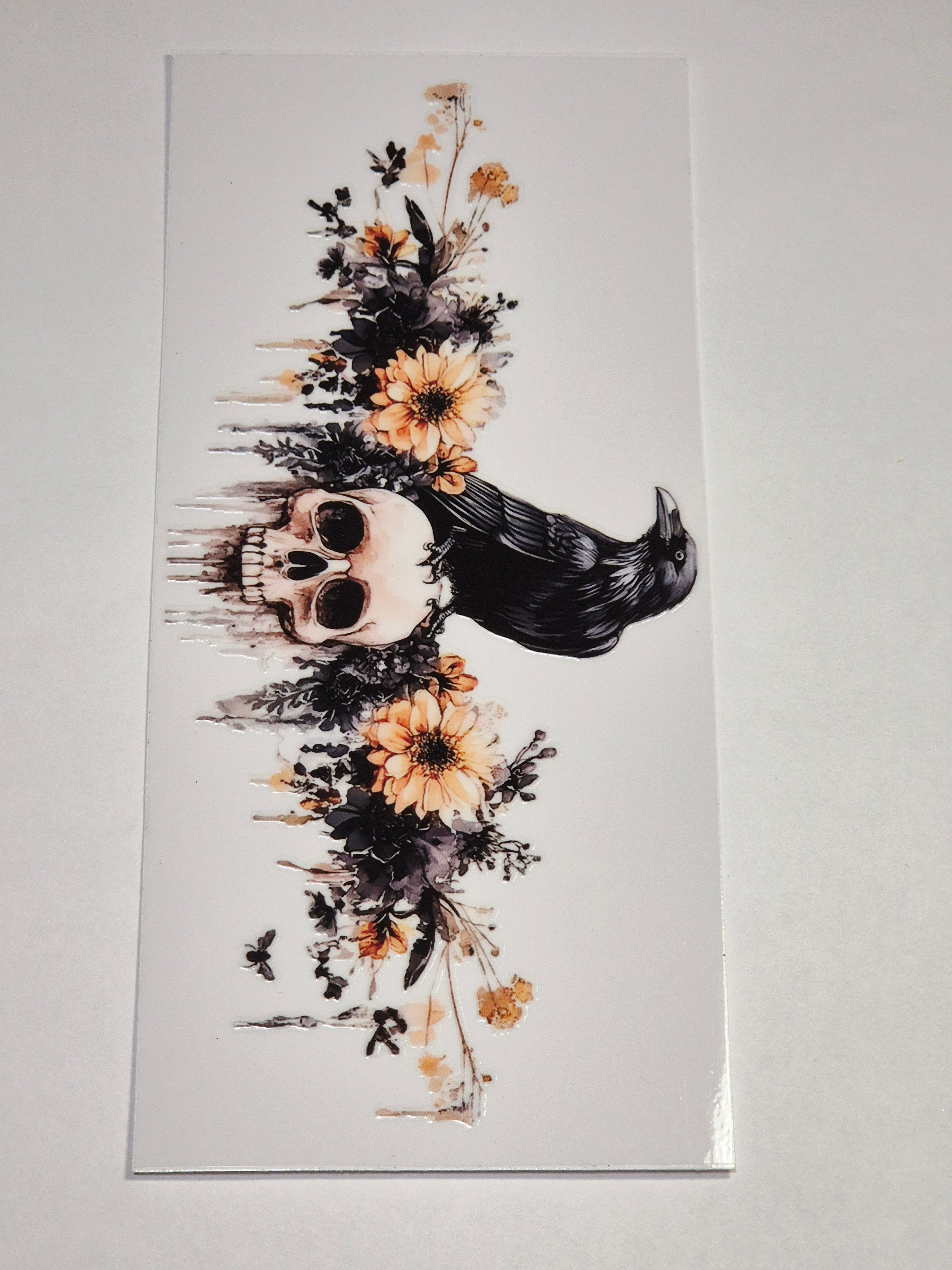 Sticker Rabe Totenkopf 172