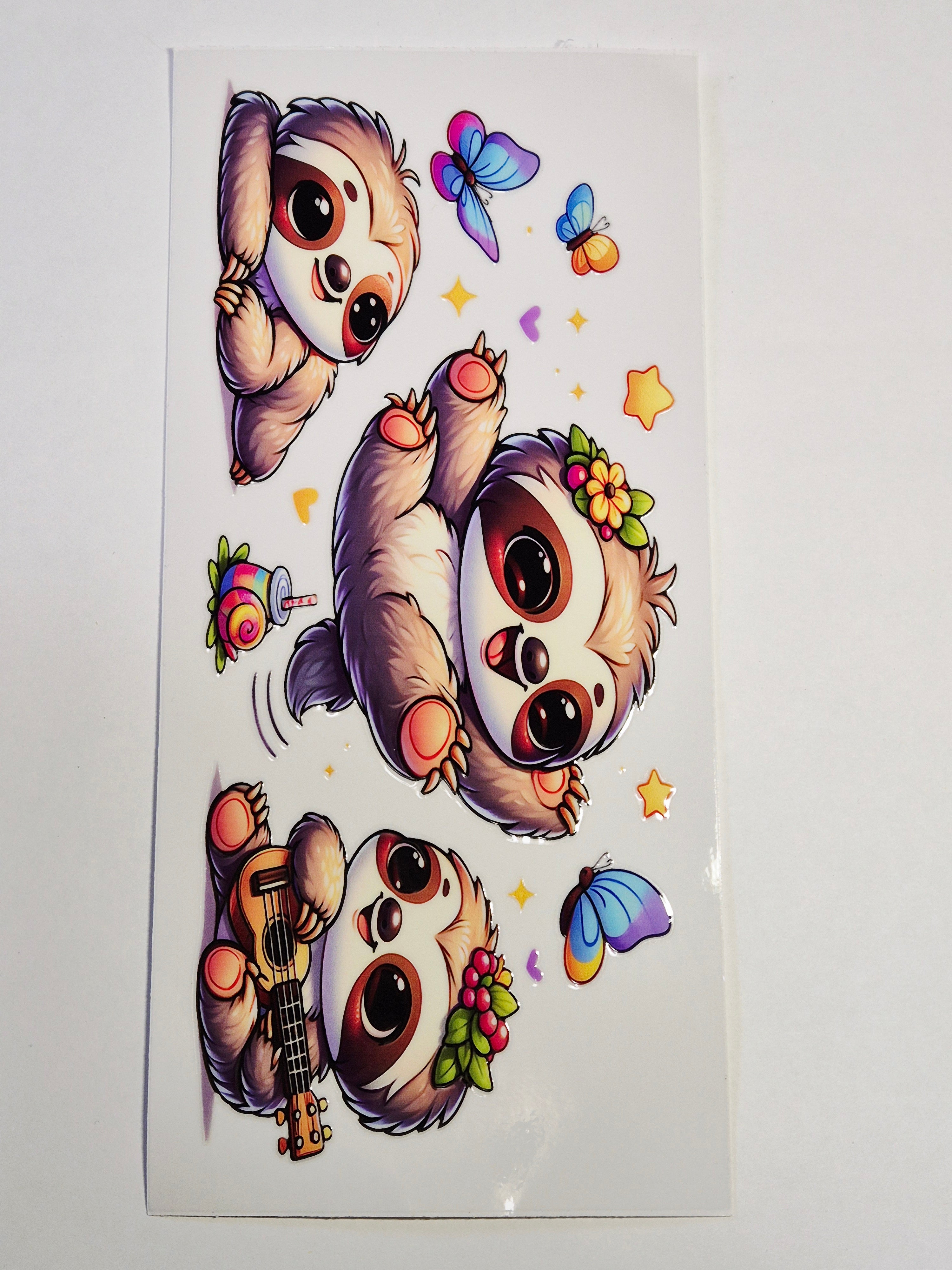Sticker Faultier 133