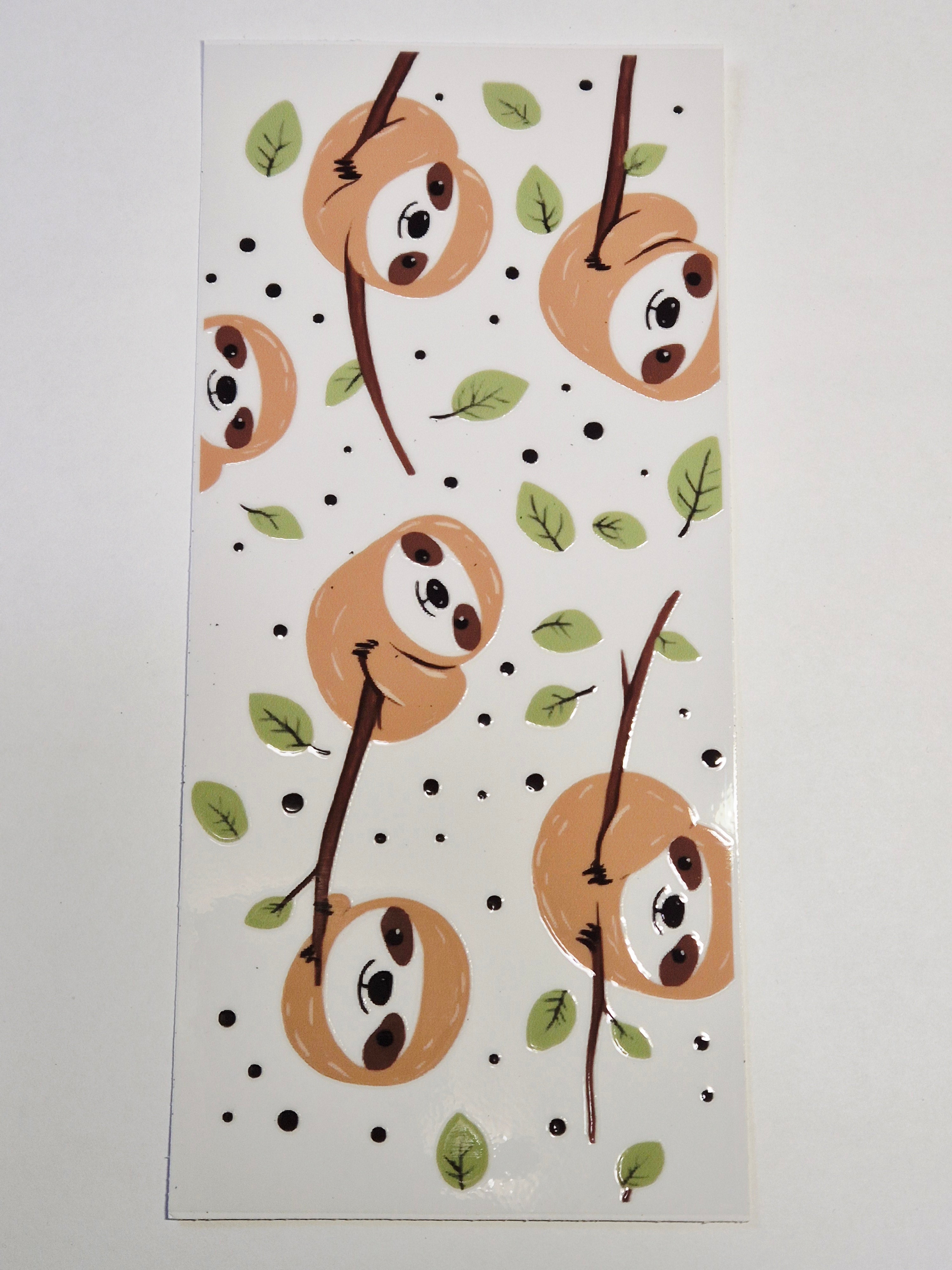 Sticker Faultier 130