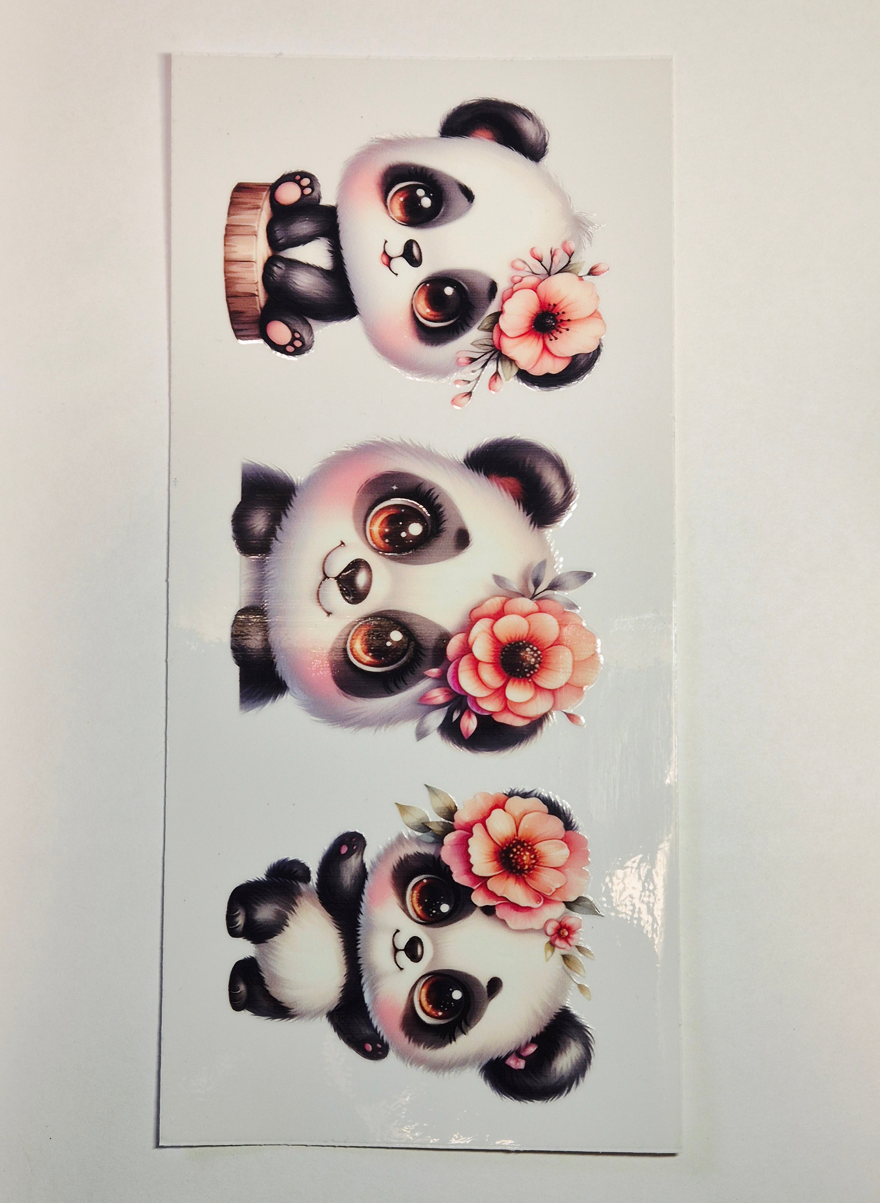 Sticker Tiere Panda 12