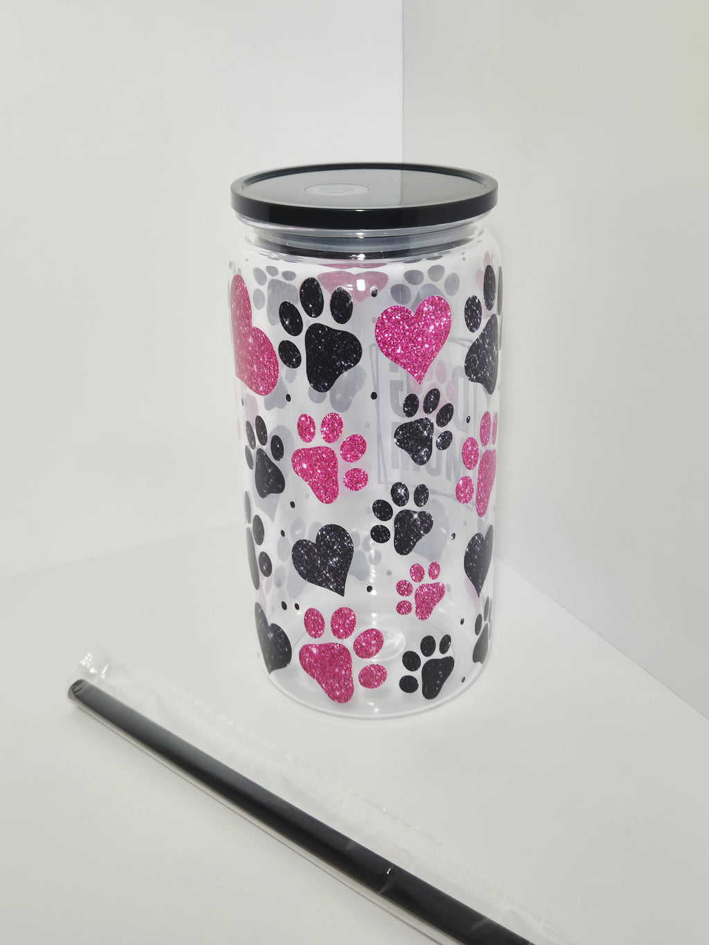 Trinkbecher Dog Mum Schwarz