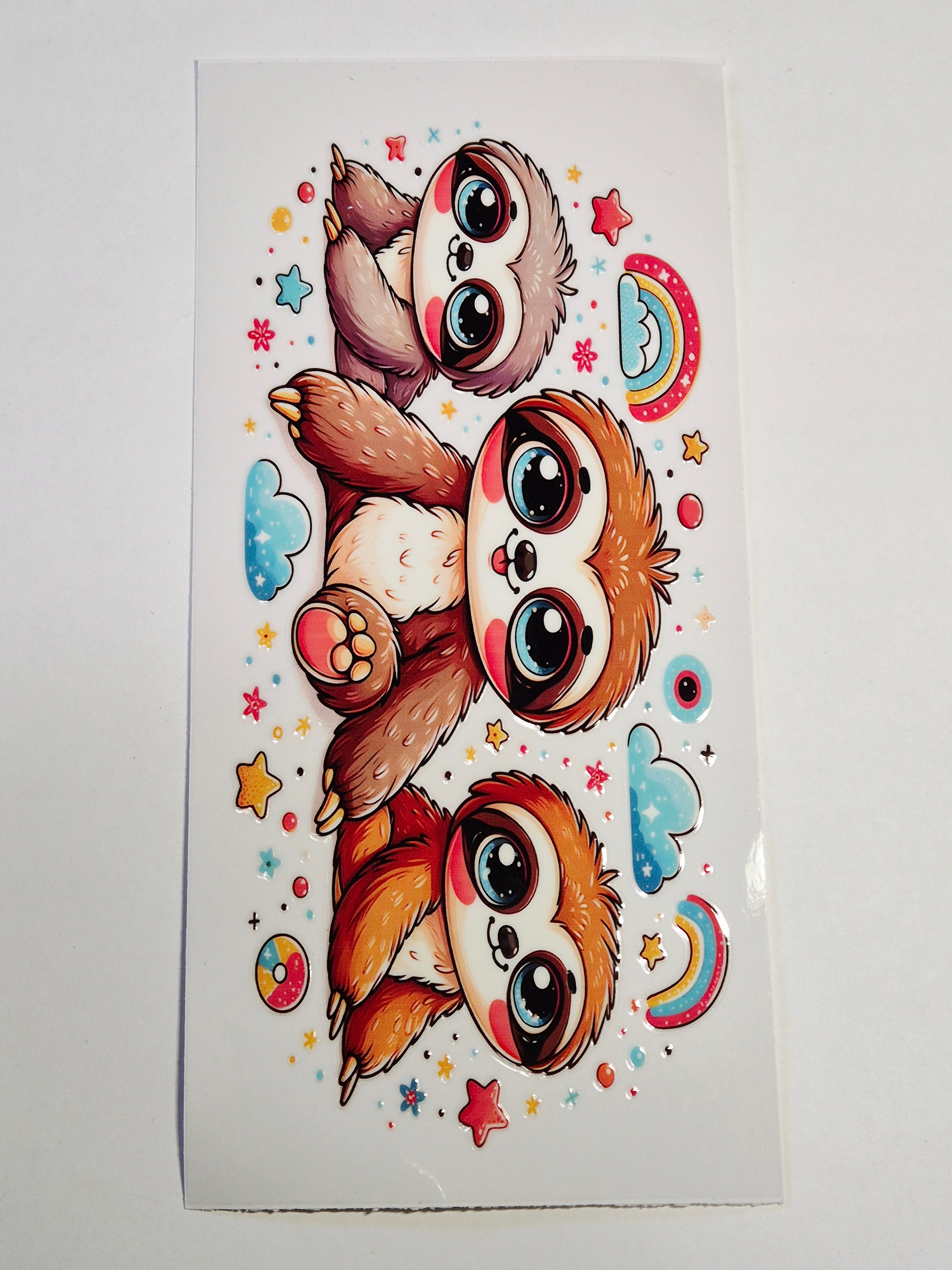 Sticker Faultier 134