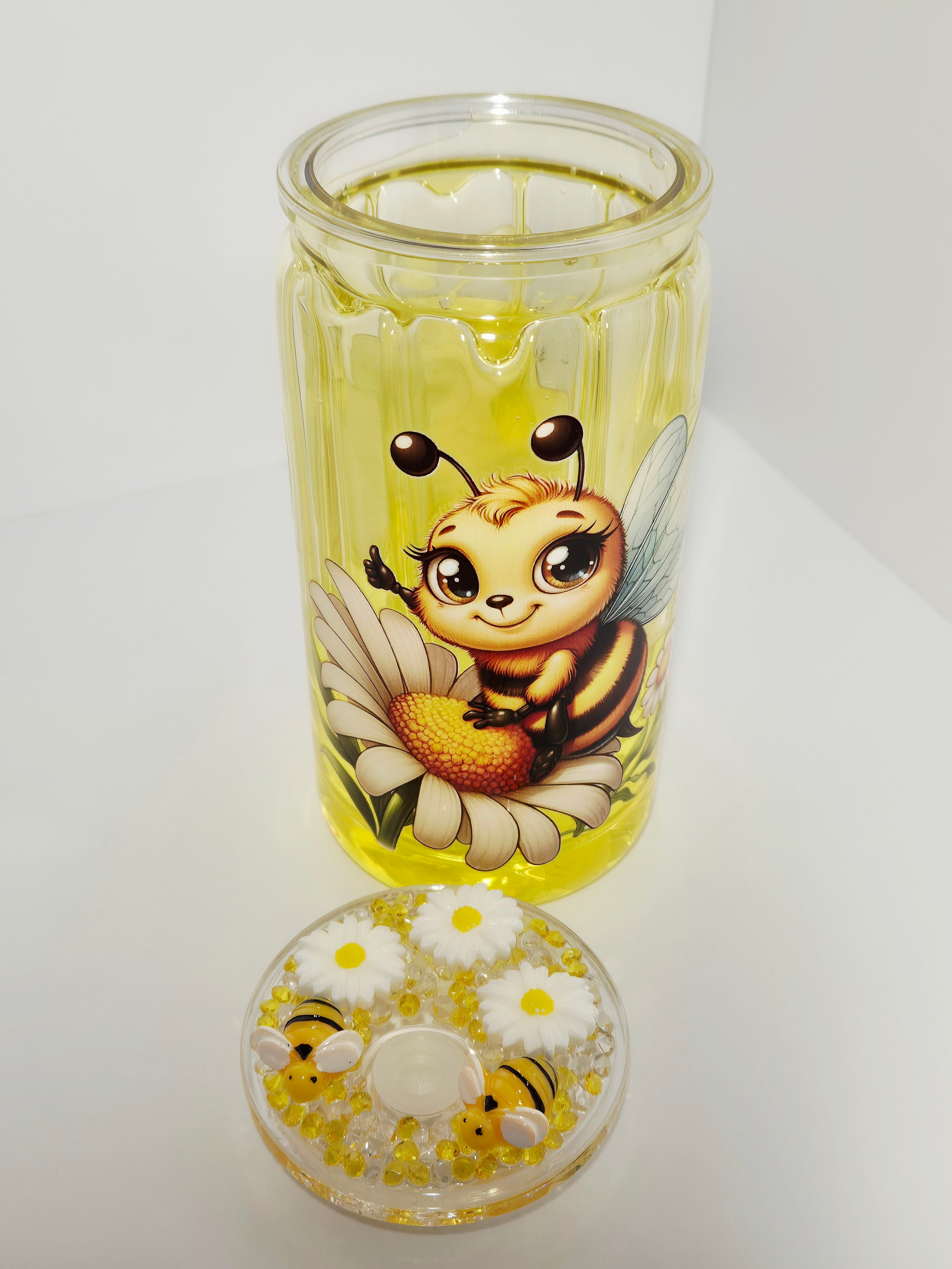 Honigeffekt Trinkbecher  Biene