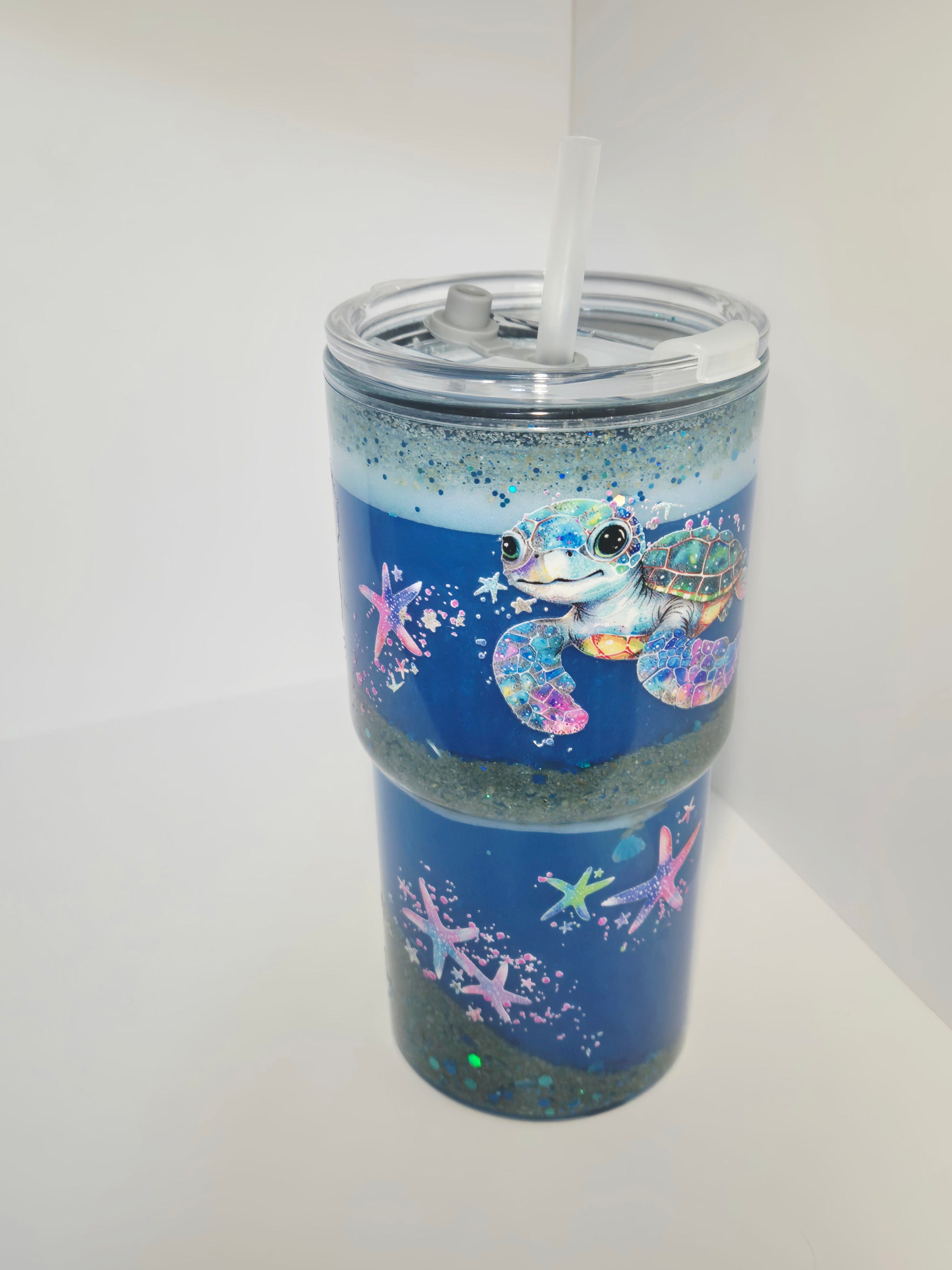 Meeres Trinkbecher Schildkröten