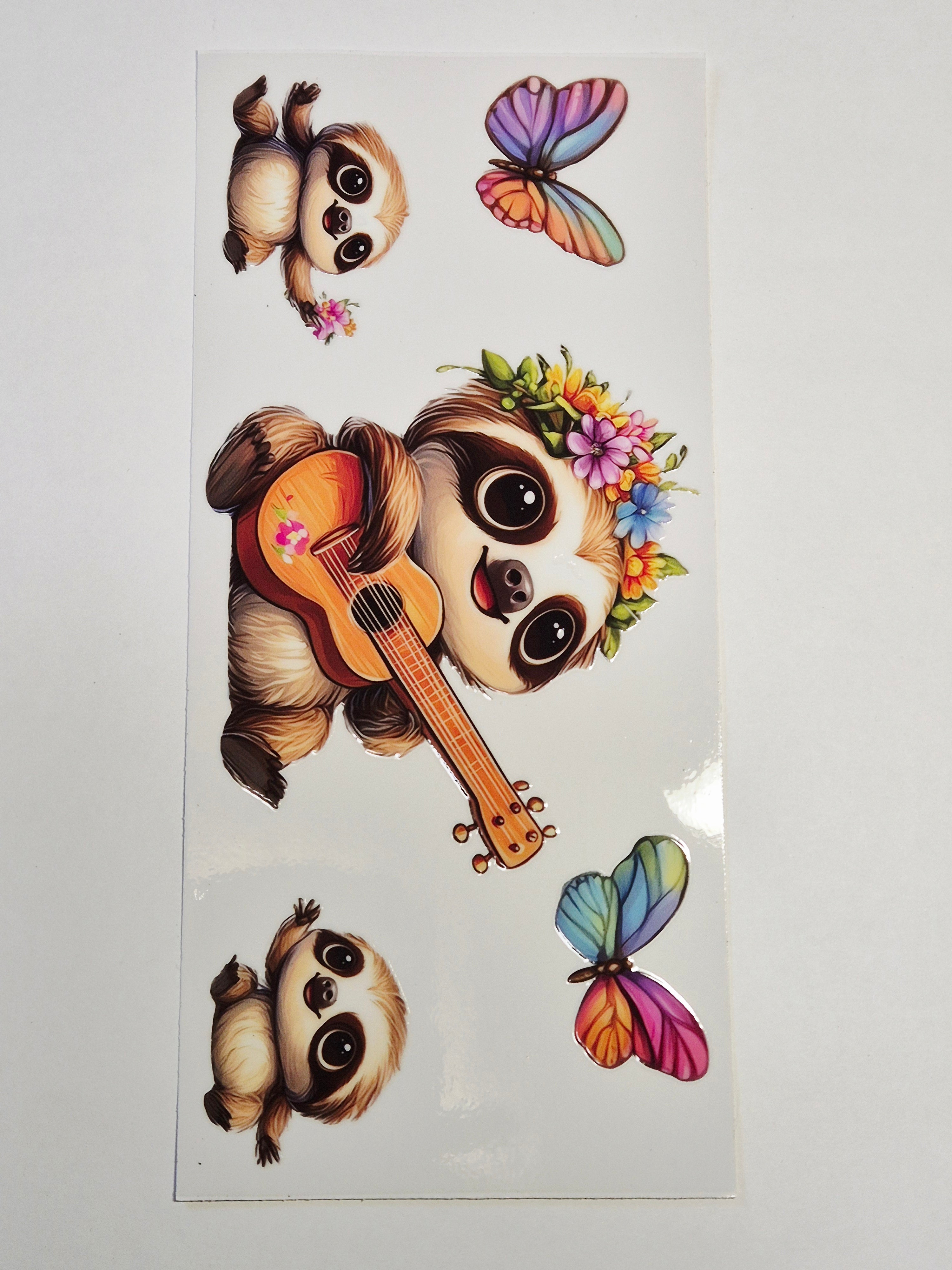 Sticker Faultier 127