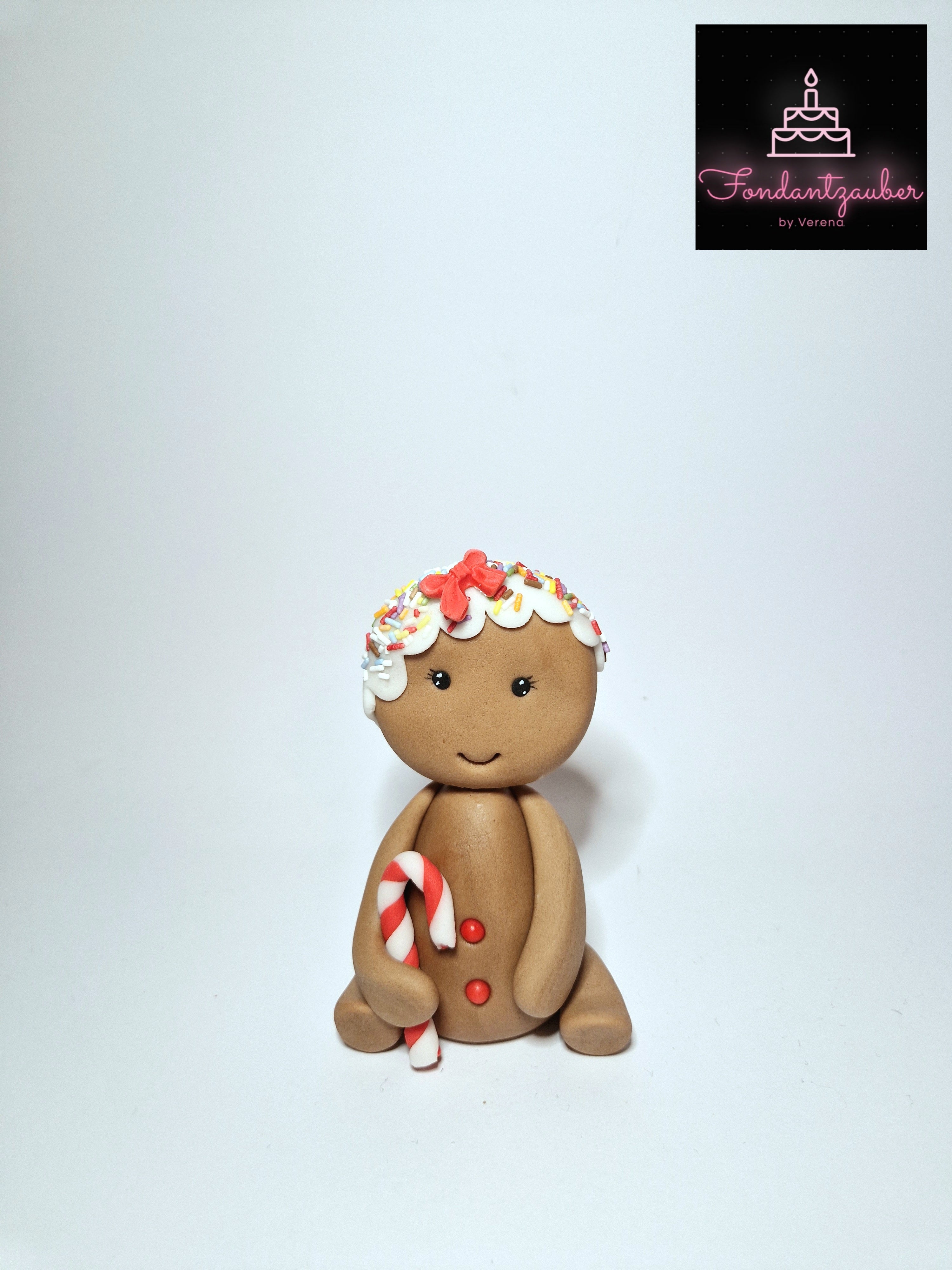 Fondantfigur Lebkuchenfrau , Tortendeko