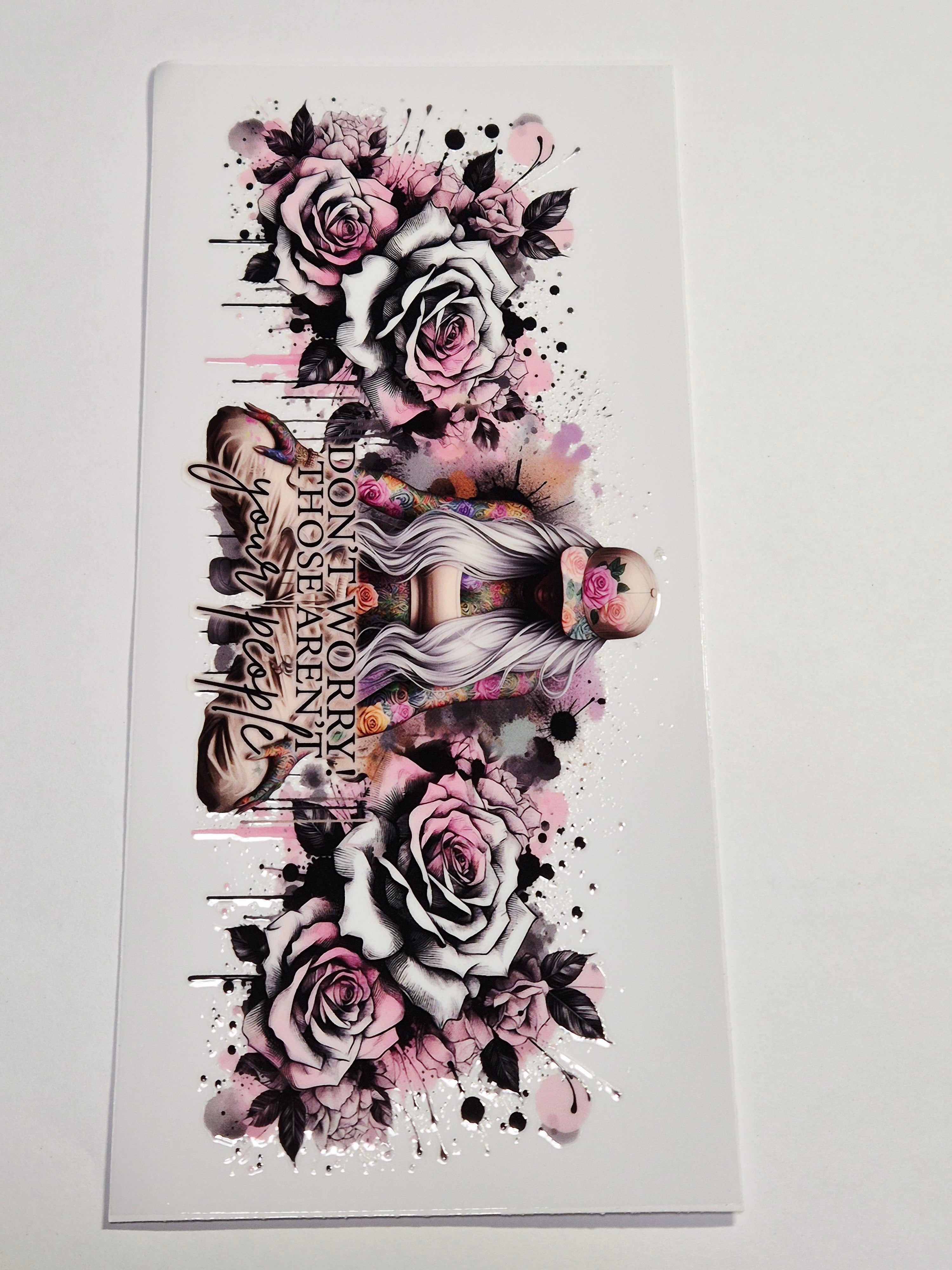 Sticker Frau Mädchen 79