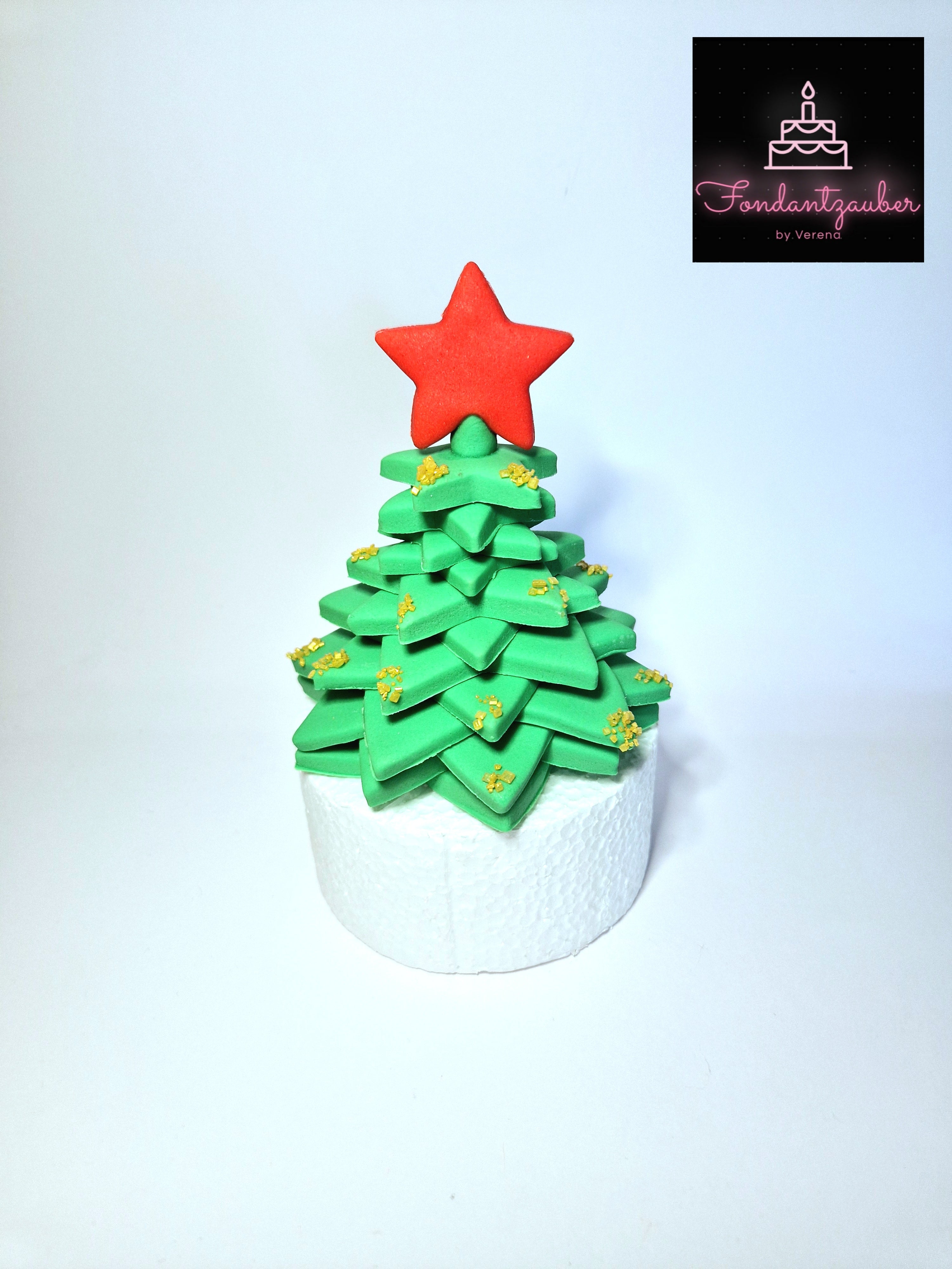 Fondantfigur Tannenbaum  , Tortendeko