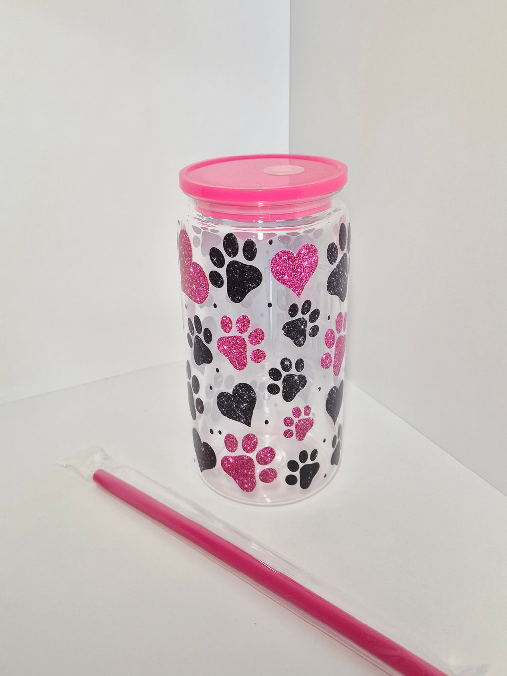 Trinkbecher Dog Mum Pink
