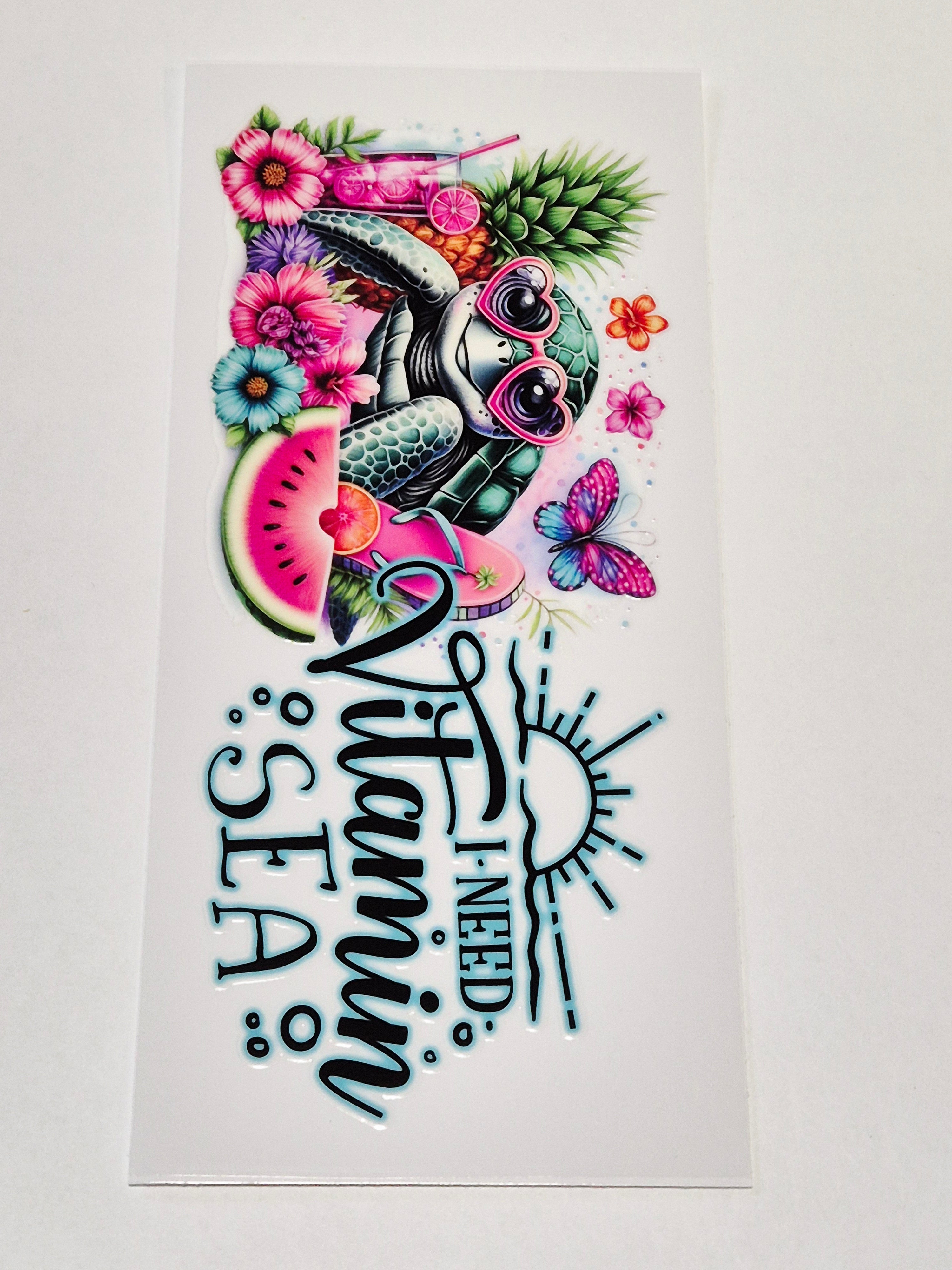 Sticker Meer Schildkröte Sommer 37