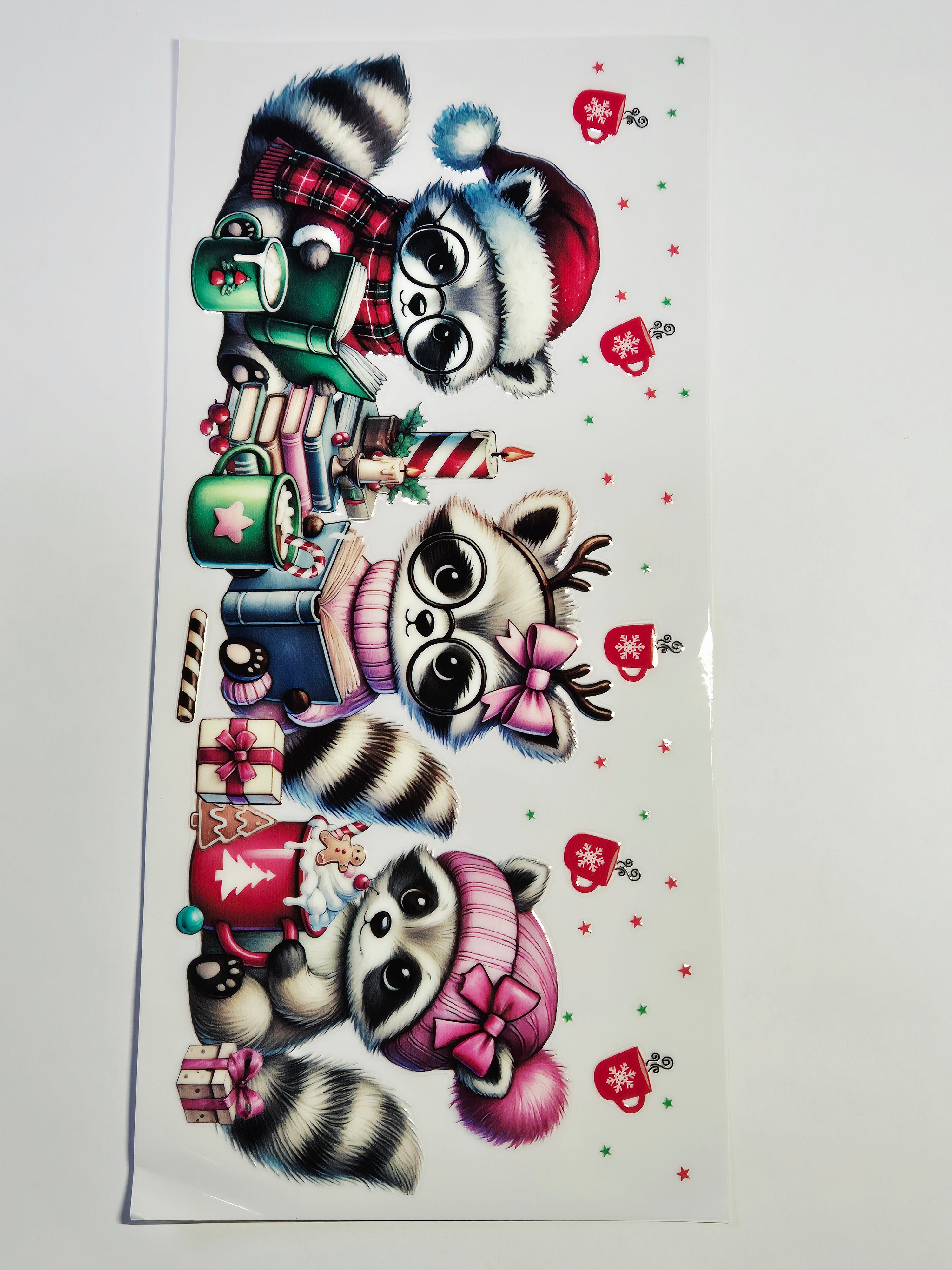 Sticker Waschbär  16