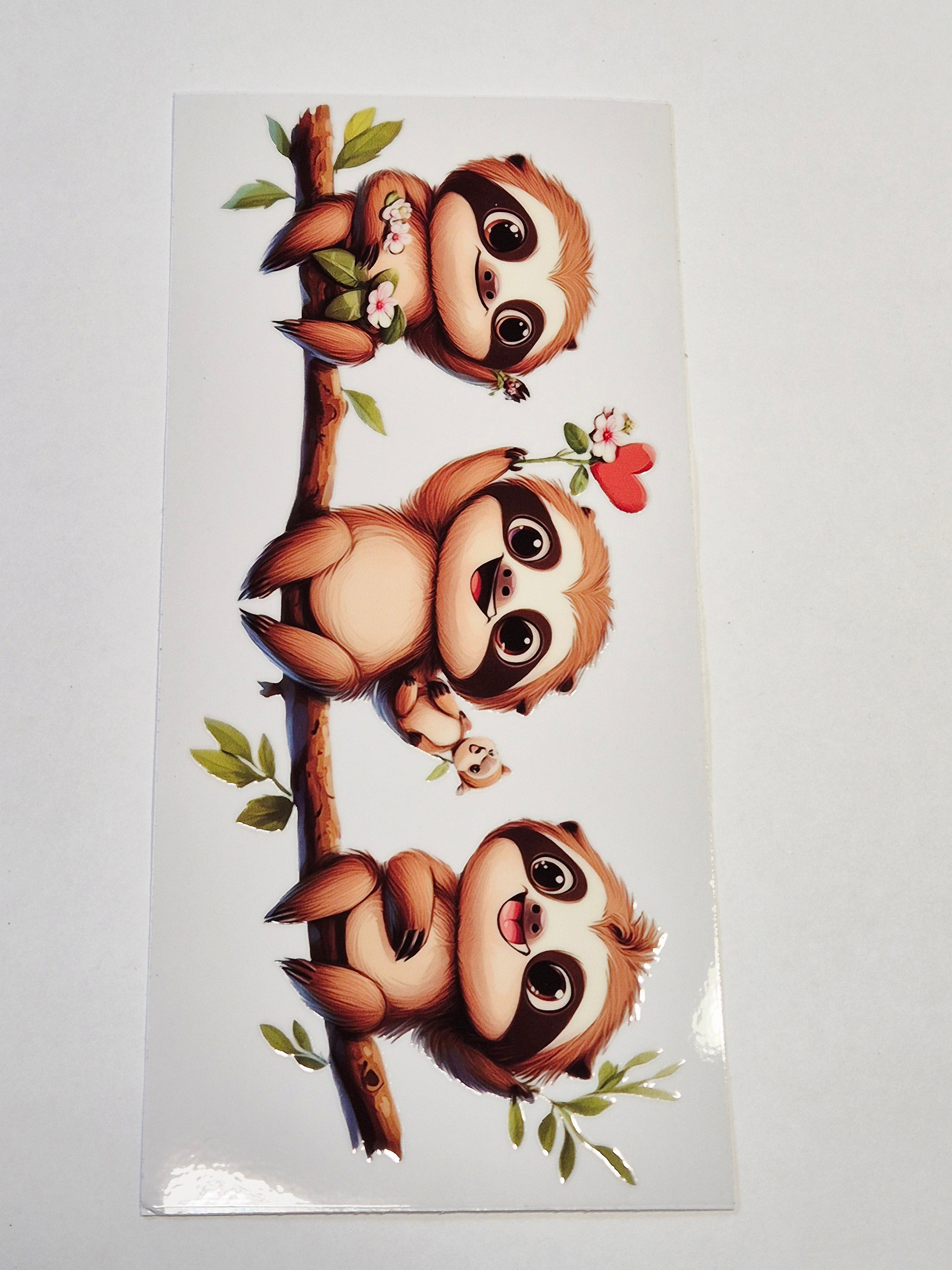 Sticker Faultier 126