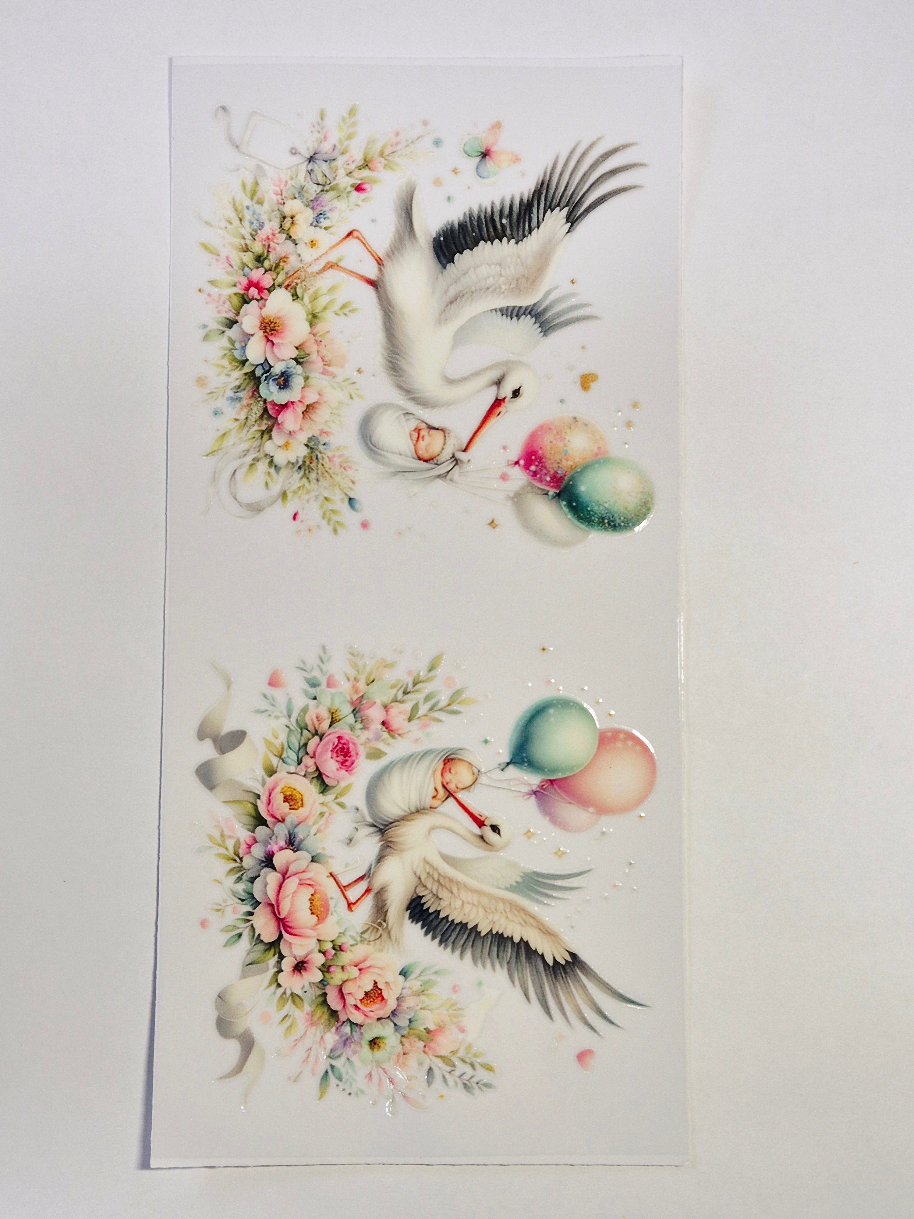 Sticker Storch / Geburt 53