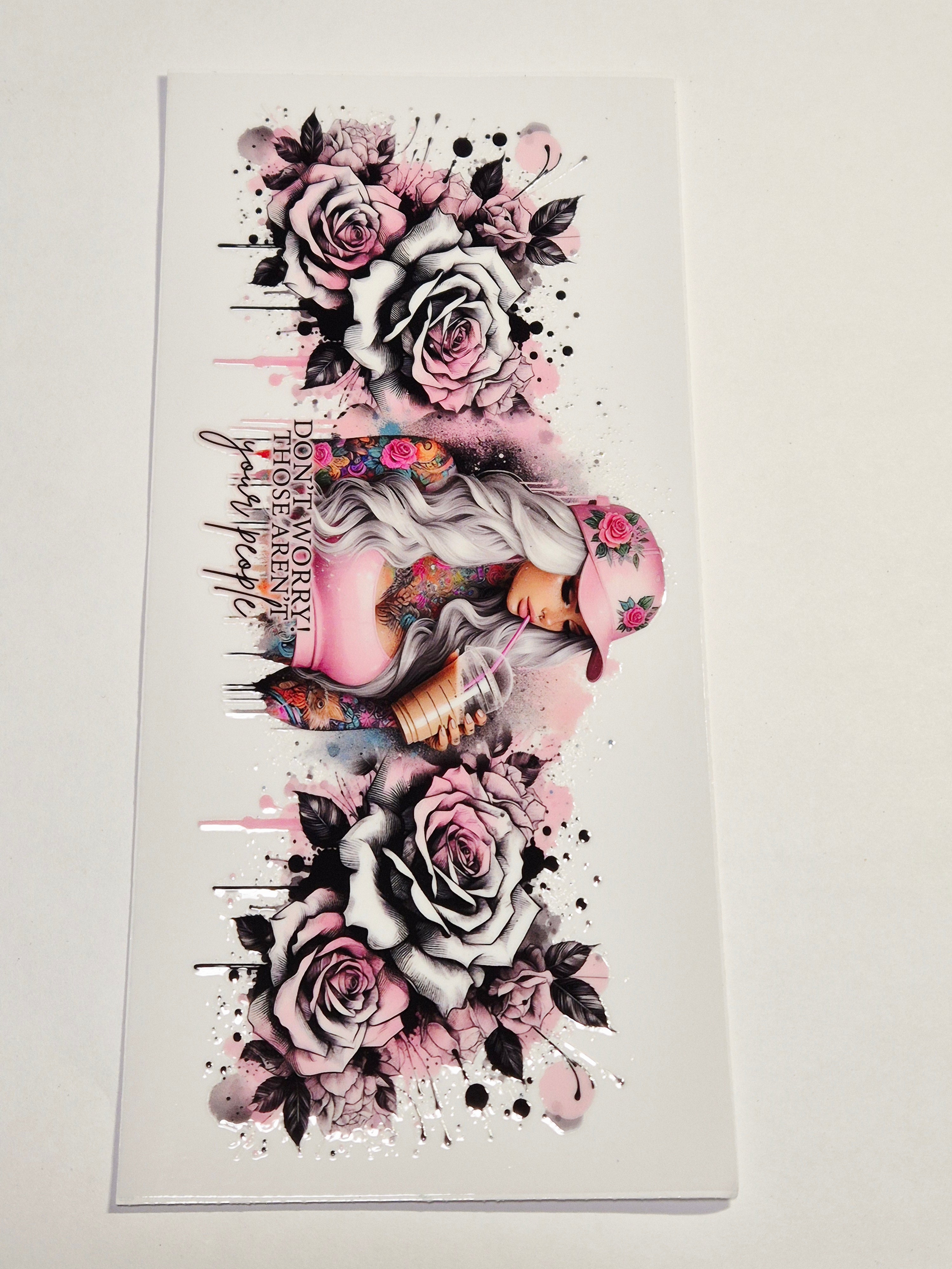 Sticker Frau Mädchen 80