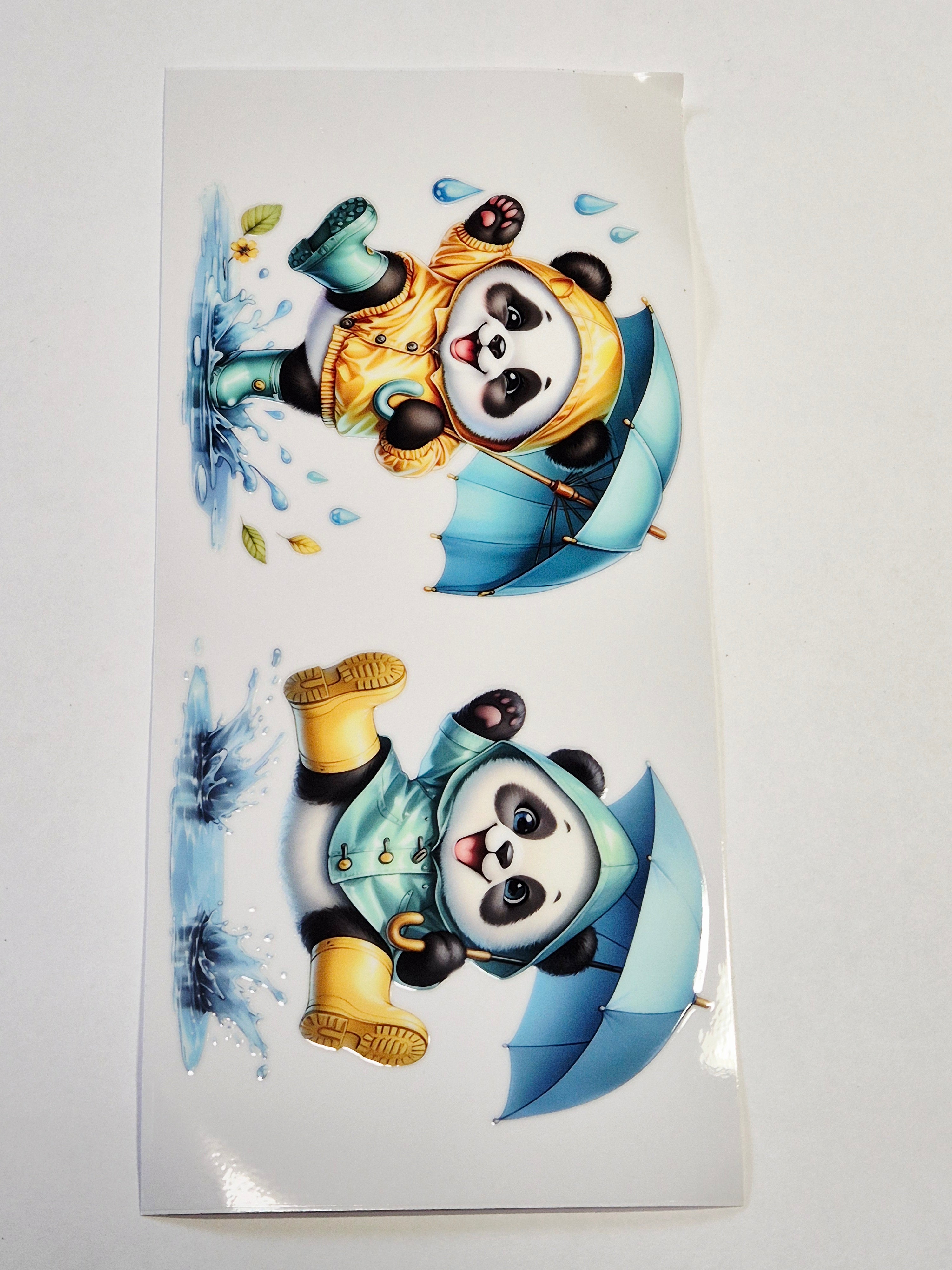 Sticker Panda Bär 100