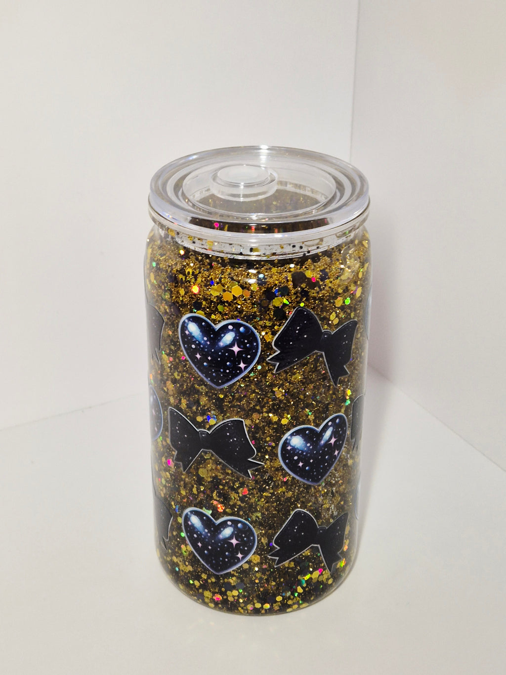 Glitzertrinkbecher süsse Highland Kuh