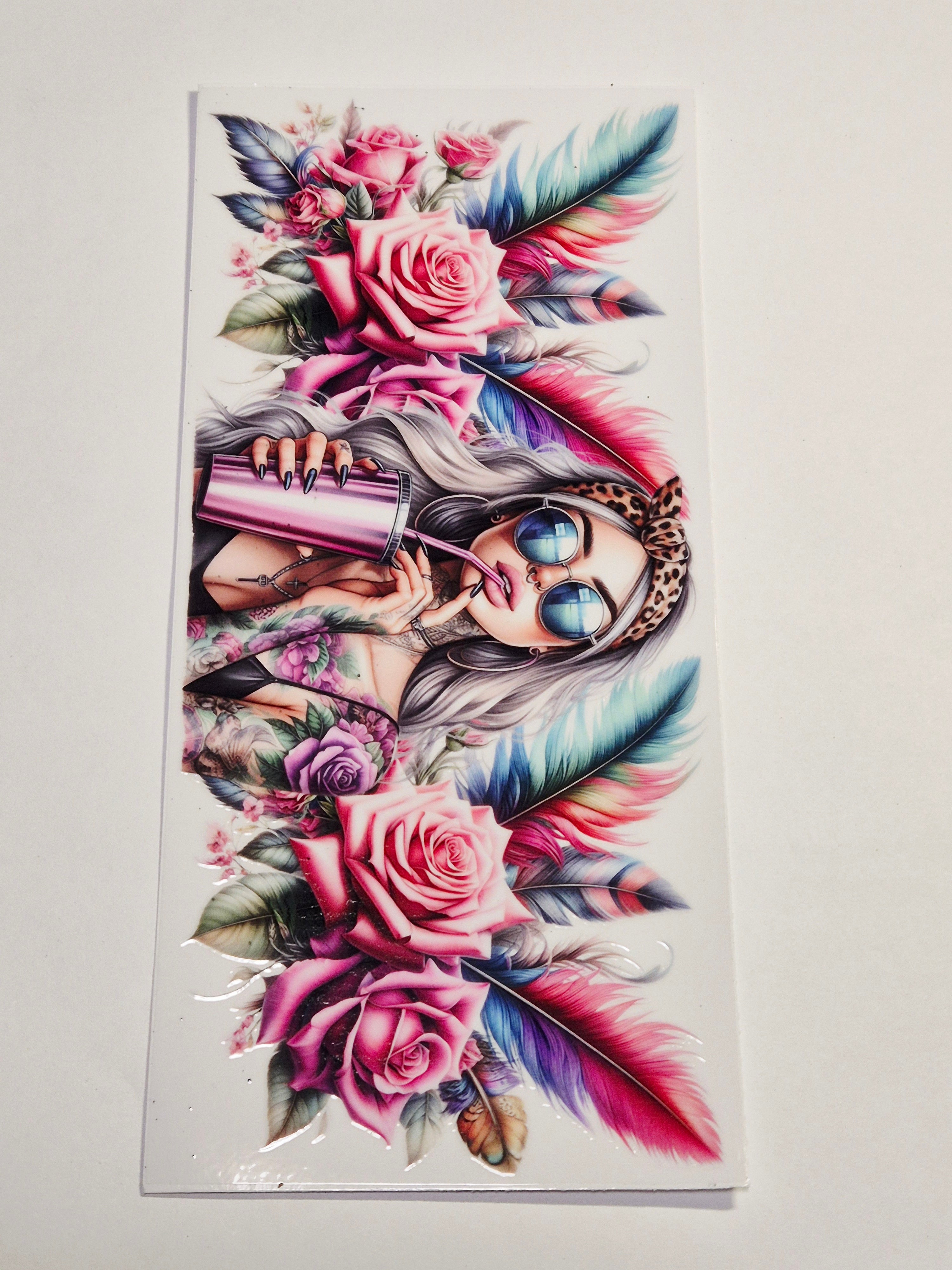 Sticker Frau Mädchen 77