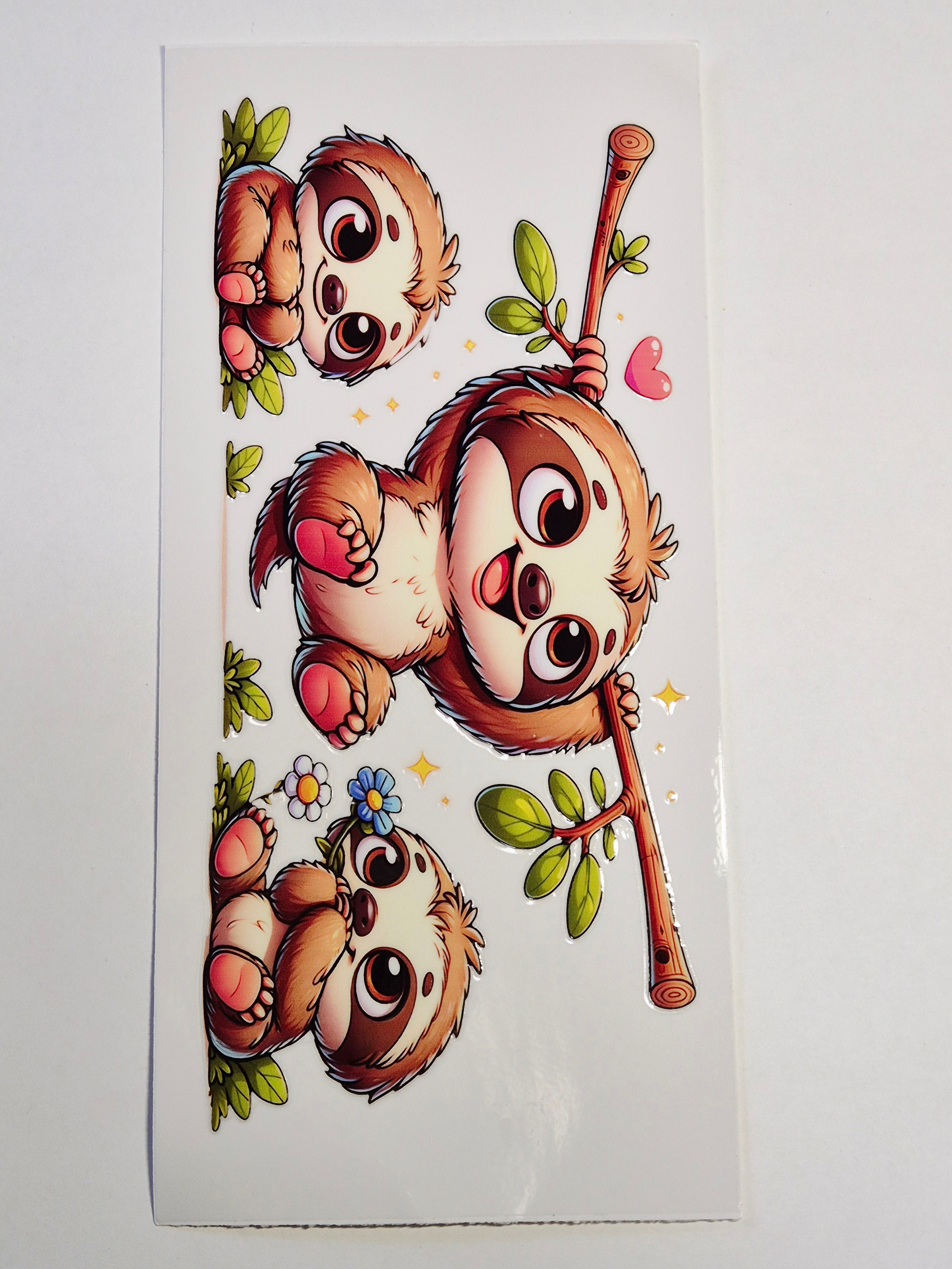 Sticker Faultier 131