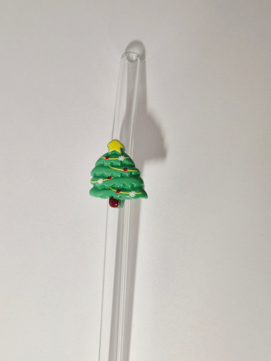Glasstrohhalm Weihnachten Tannenbaum
