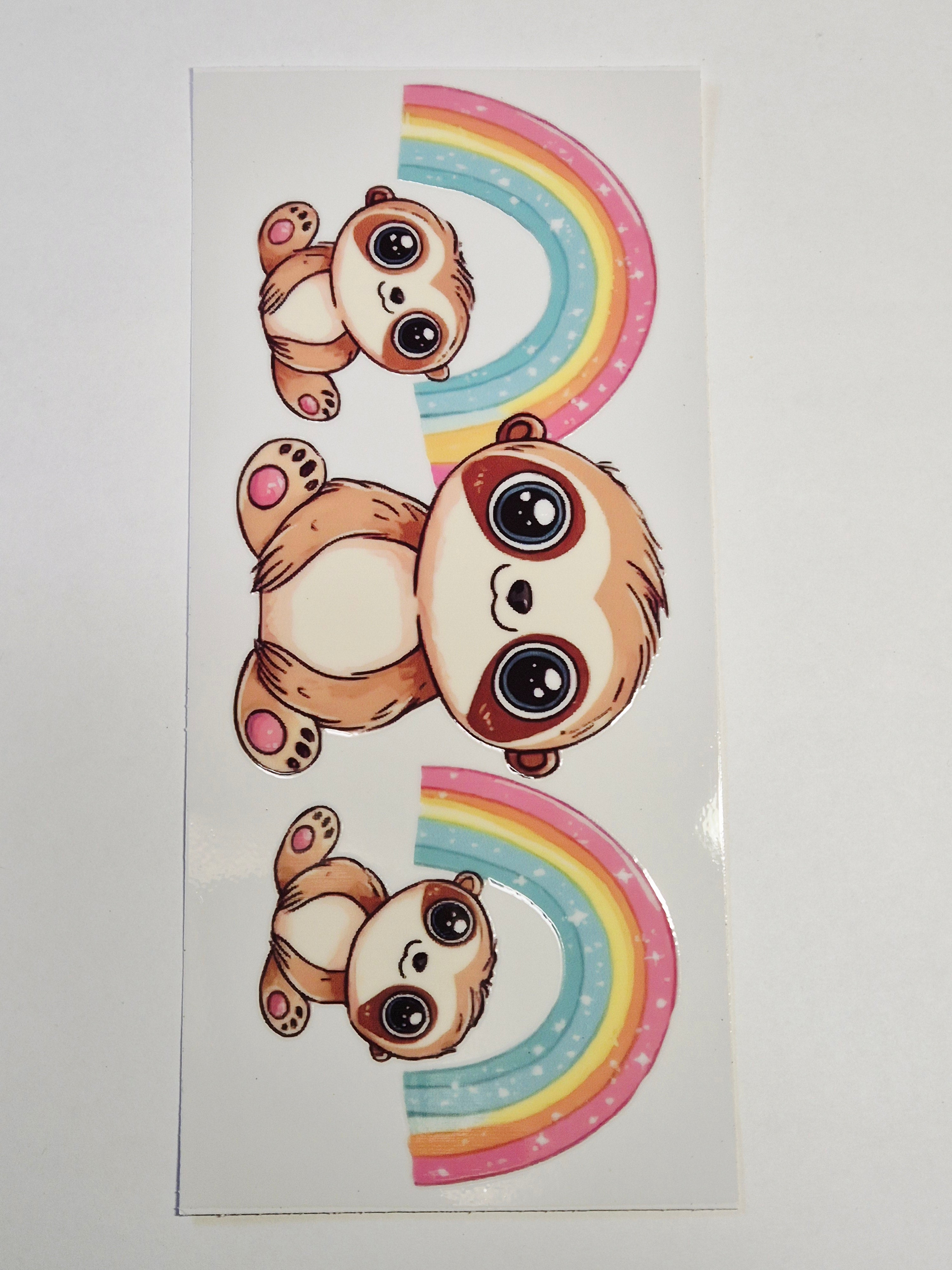 Sticker Faultier 128
