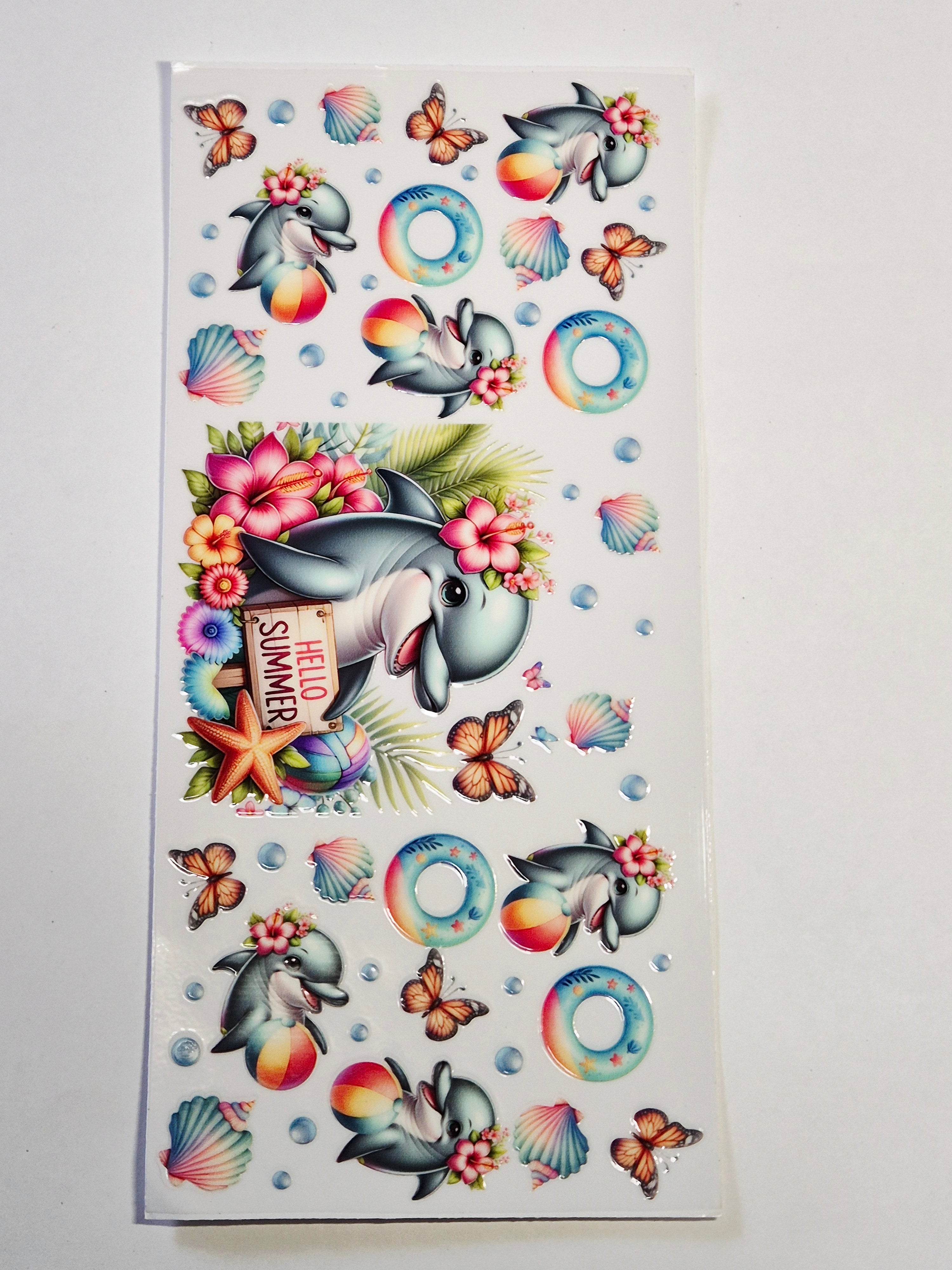 Sticker Meer Delphin / Delfin Sommer 17
