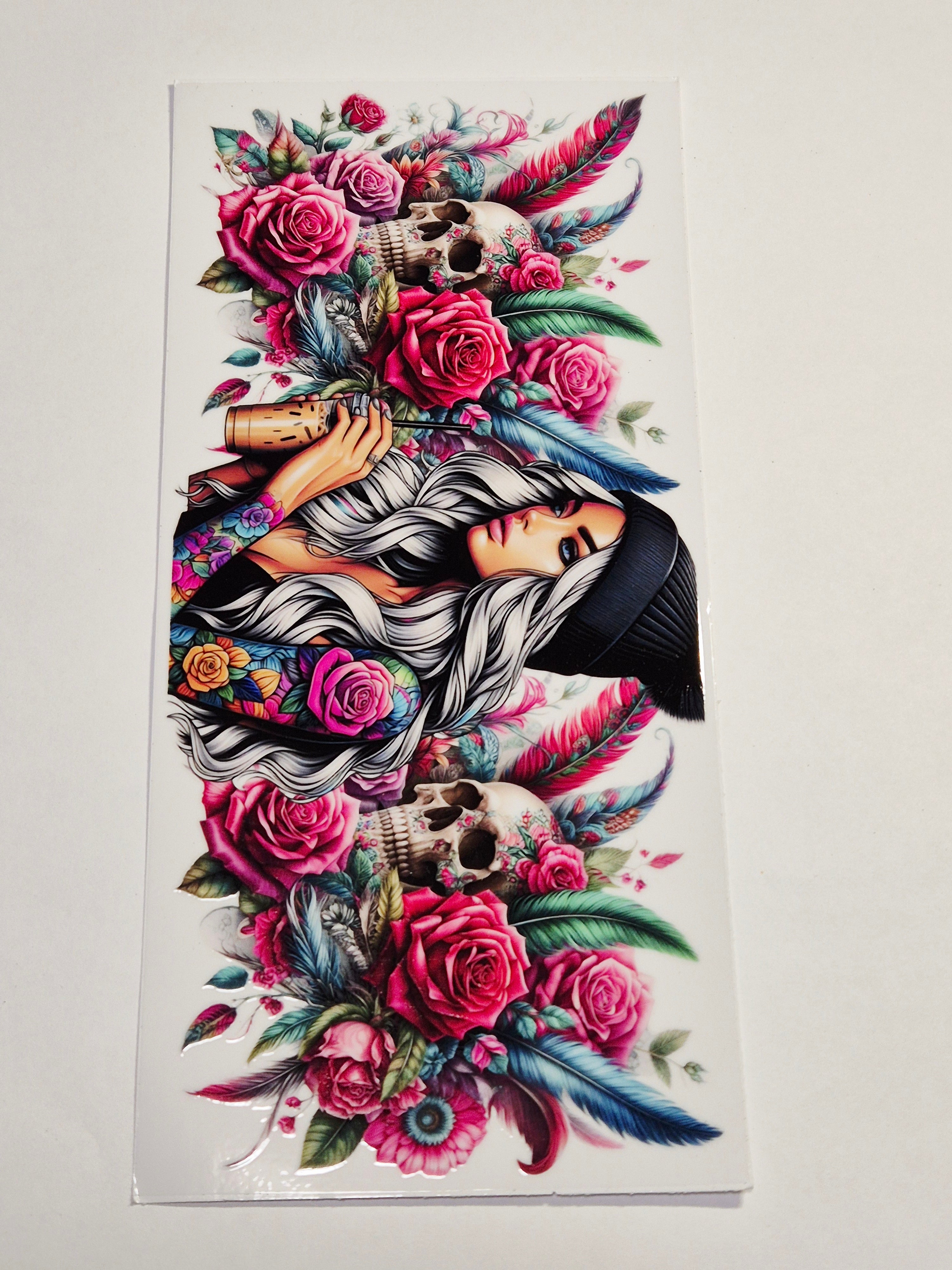 Sticker Frau Mädchen 73