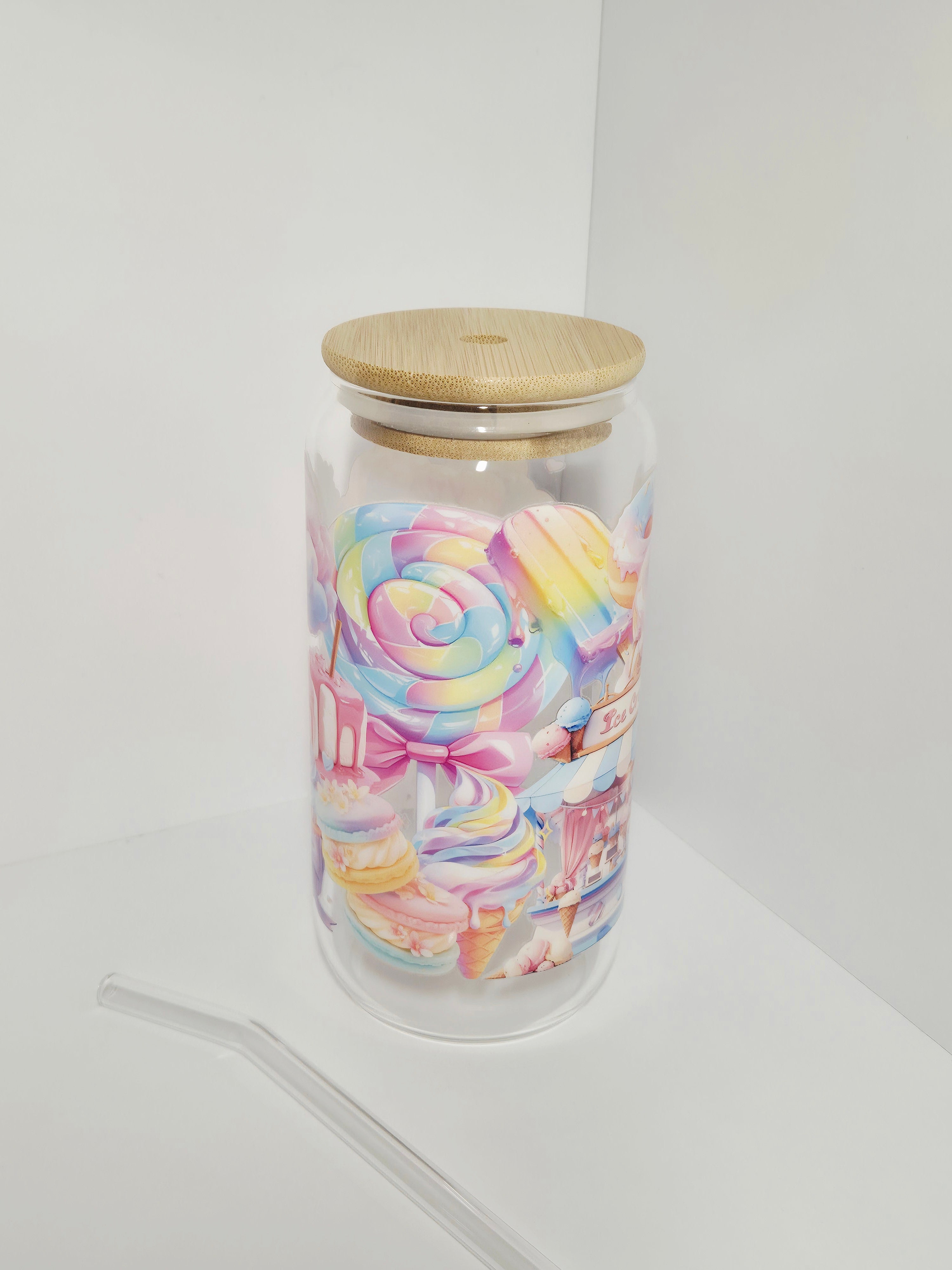 Süßigkeiten Trinkglas