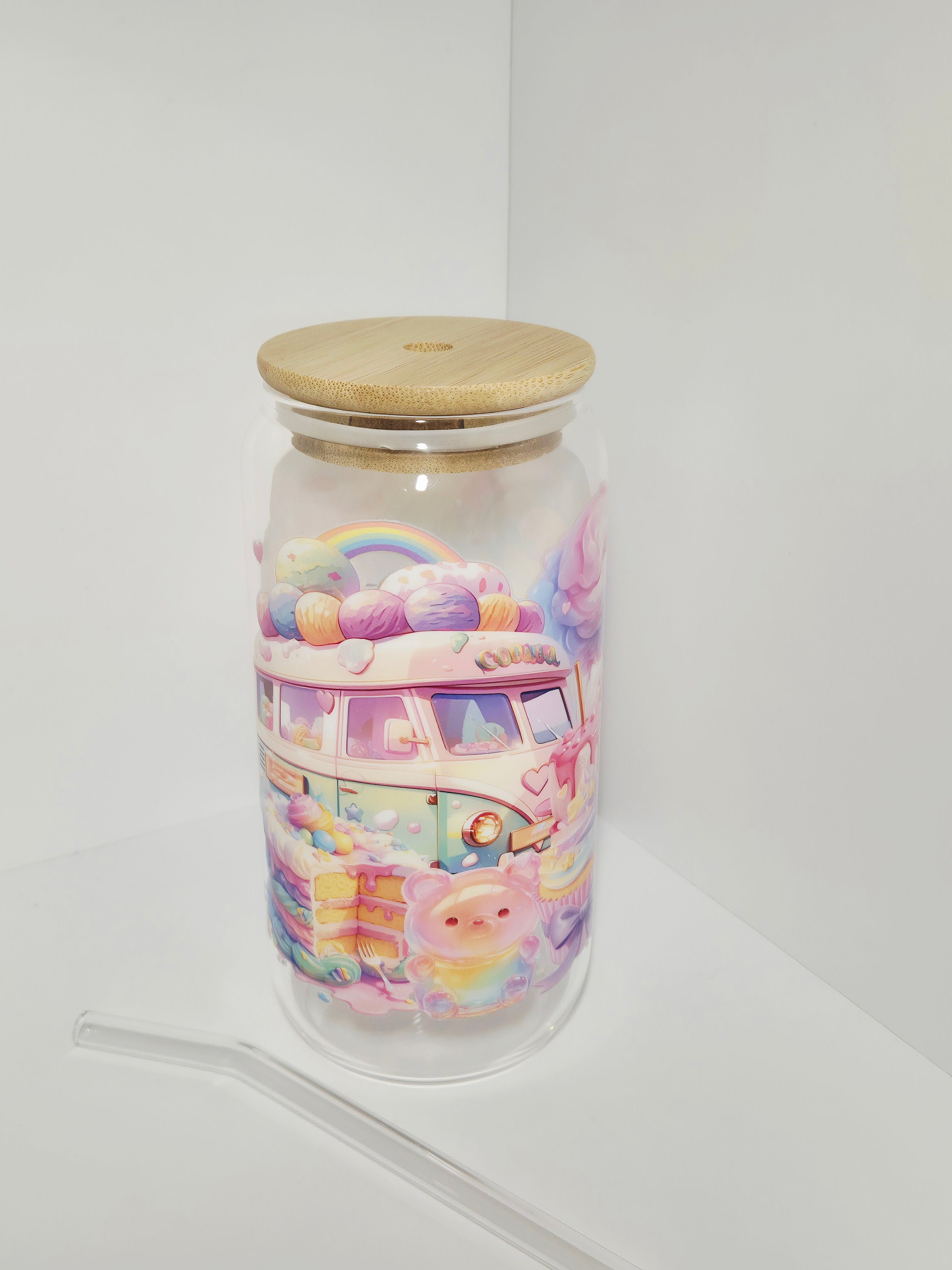 Süßigkeiten Trinkglas