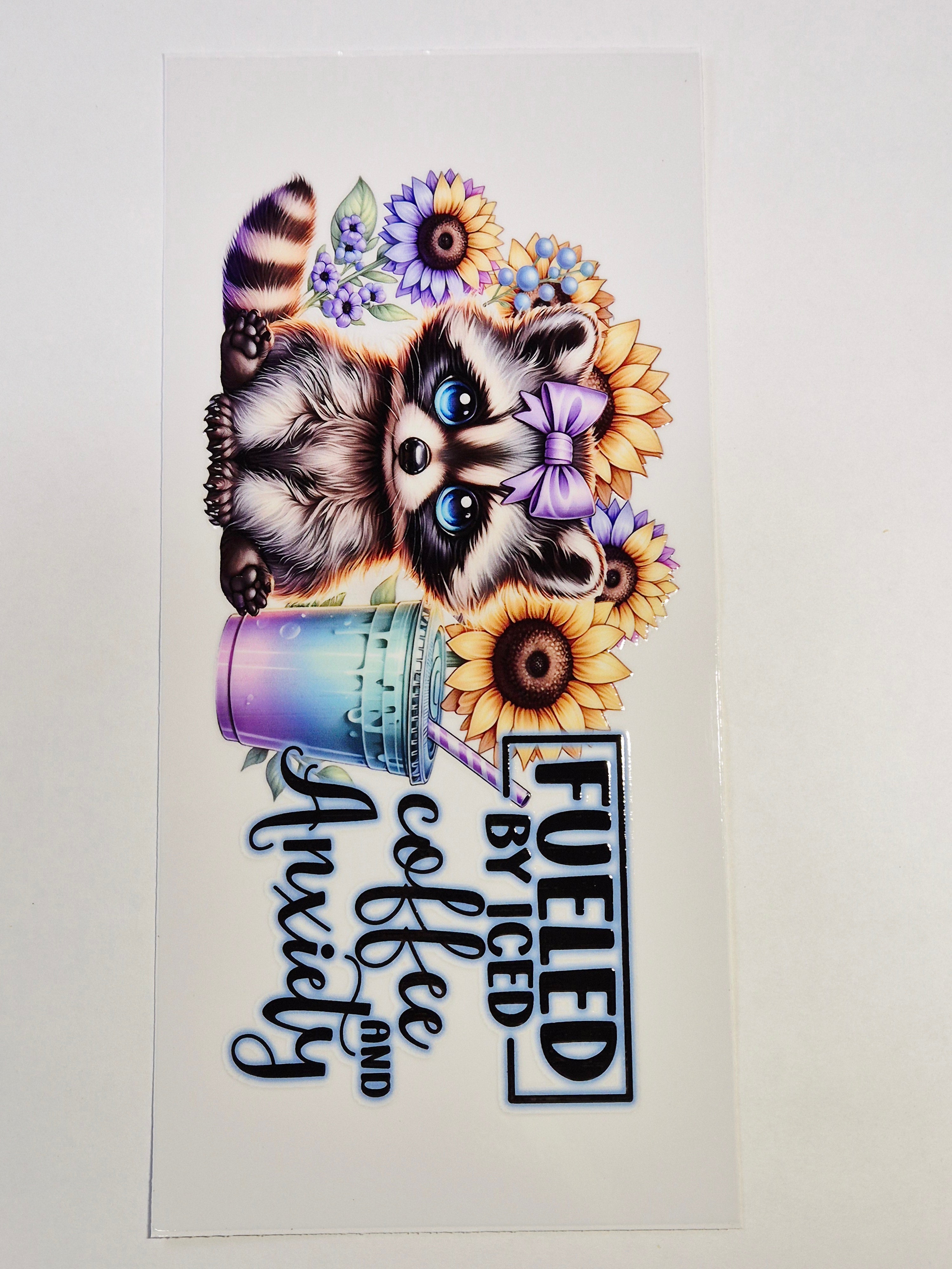 Sticker Waschbär 56