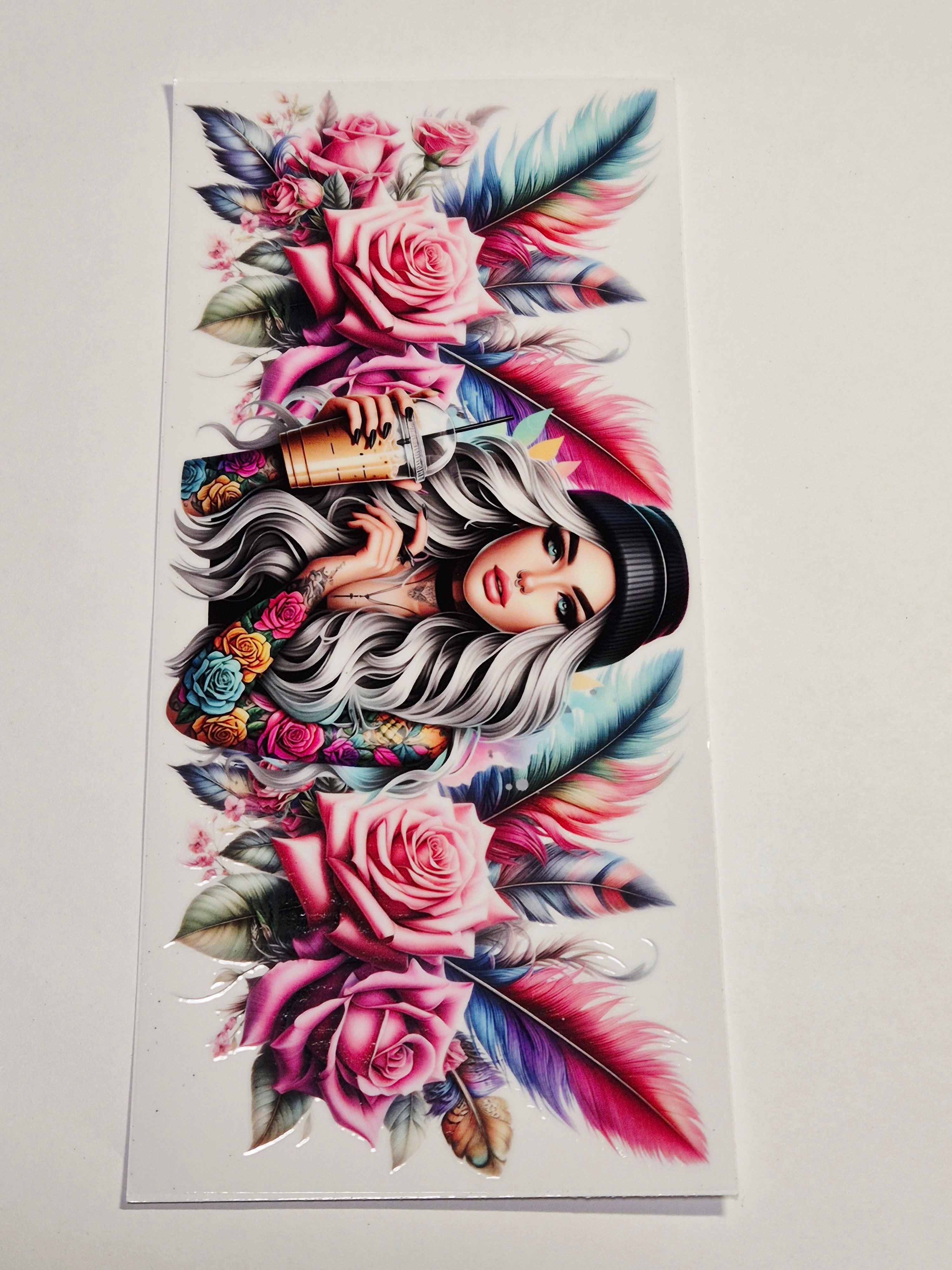 Sticker Frau Mädchen 75