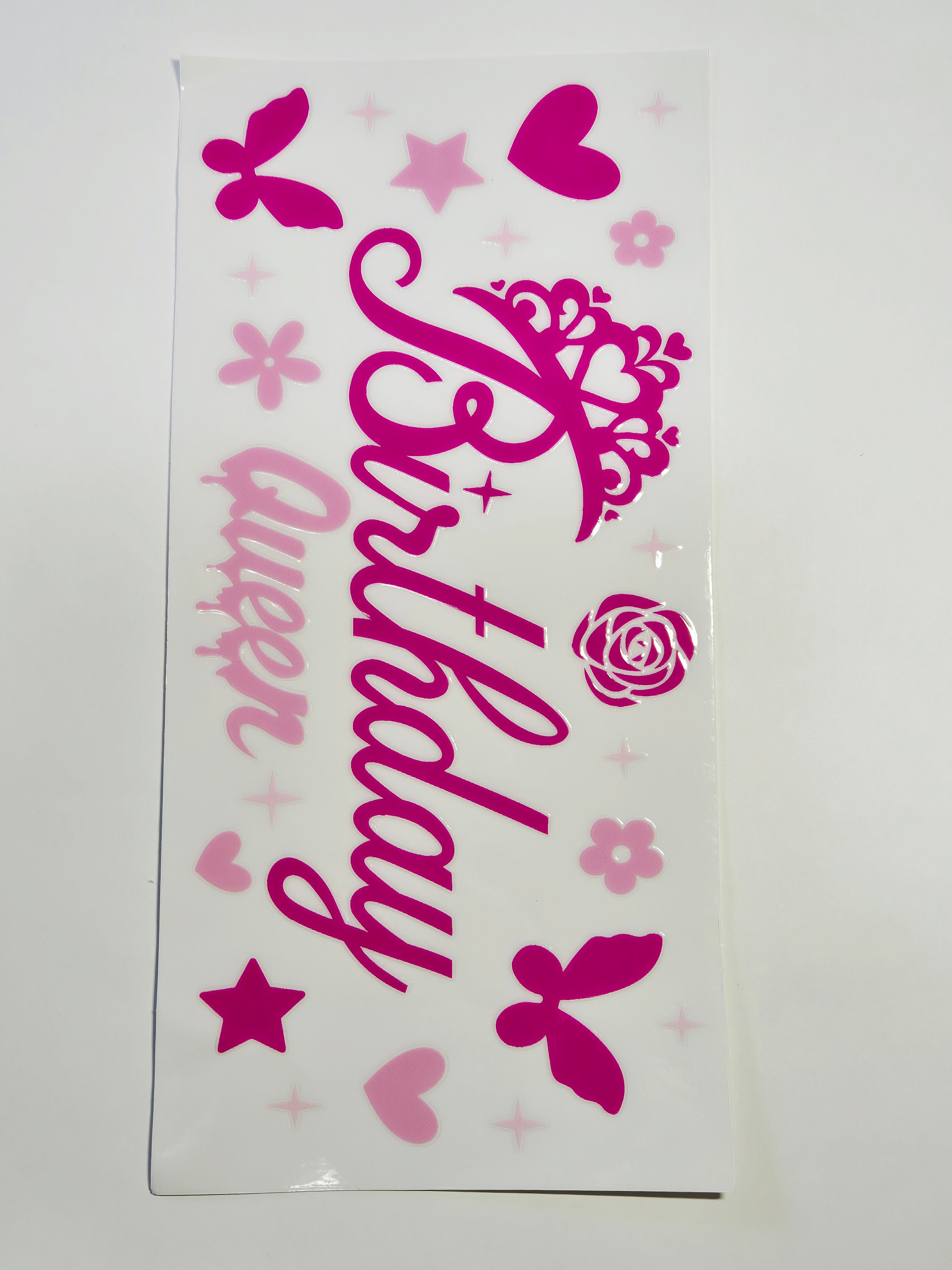 Sticker Geburtstag / Birthday Queen 8